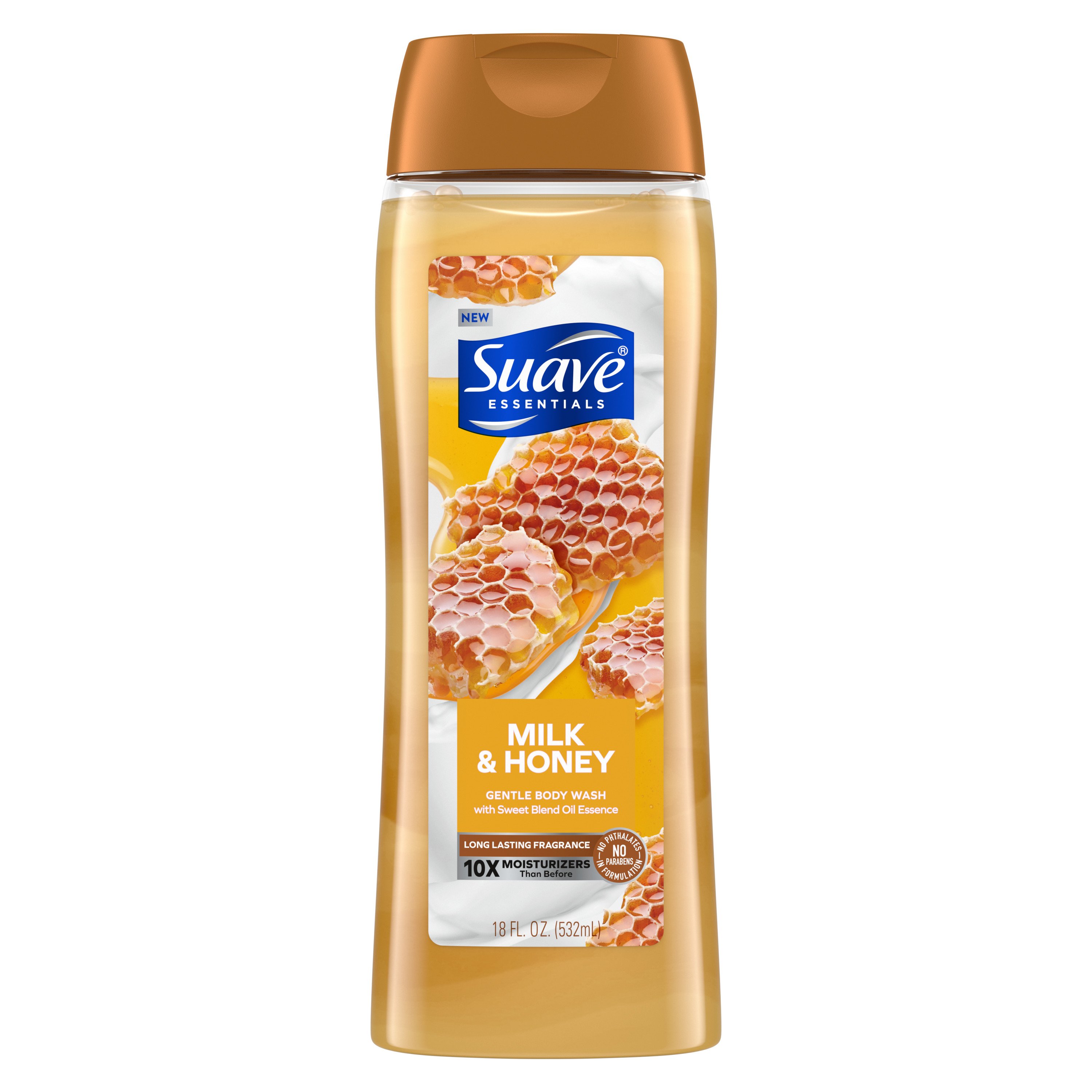 Suave Essentials Gentle Body Wash - Milk & Honey - Shop Body Wash at H-E-B