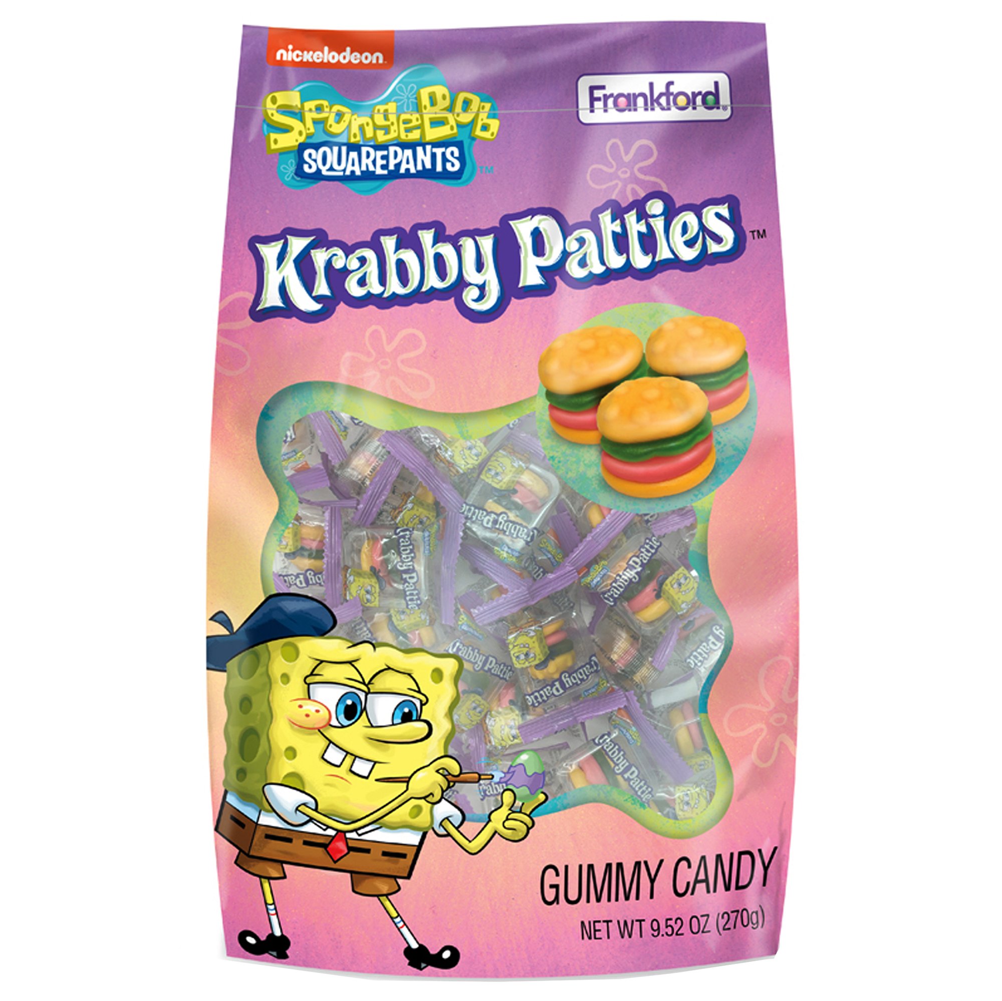 Frankford SpongeBob Krabby Patties Gummy Easter Candy - Shop Candy at H-E-B