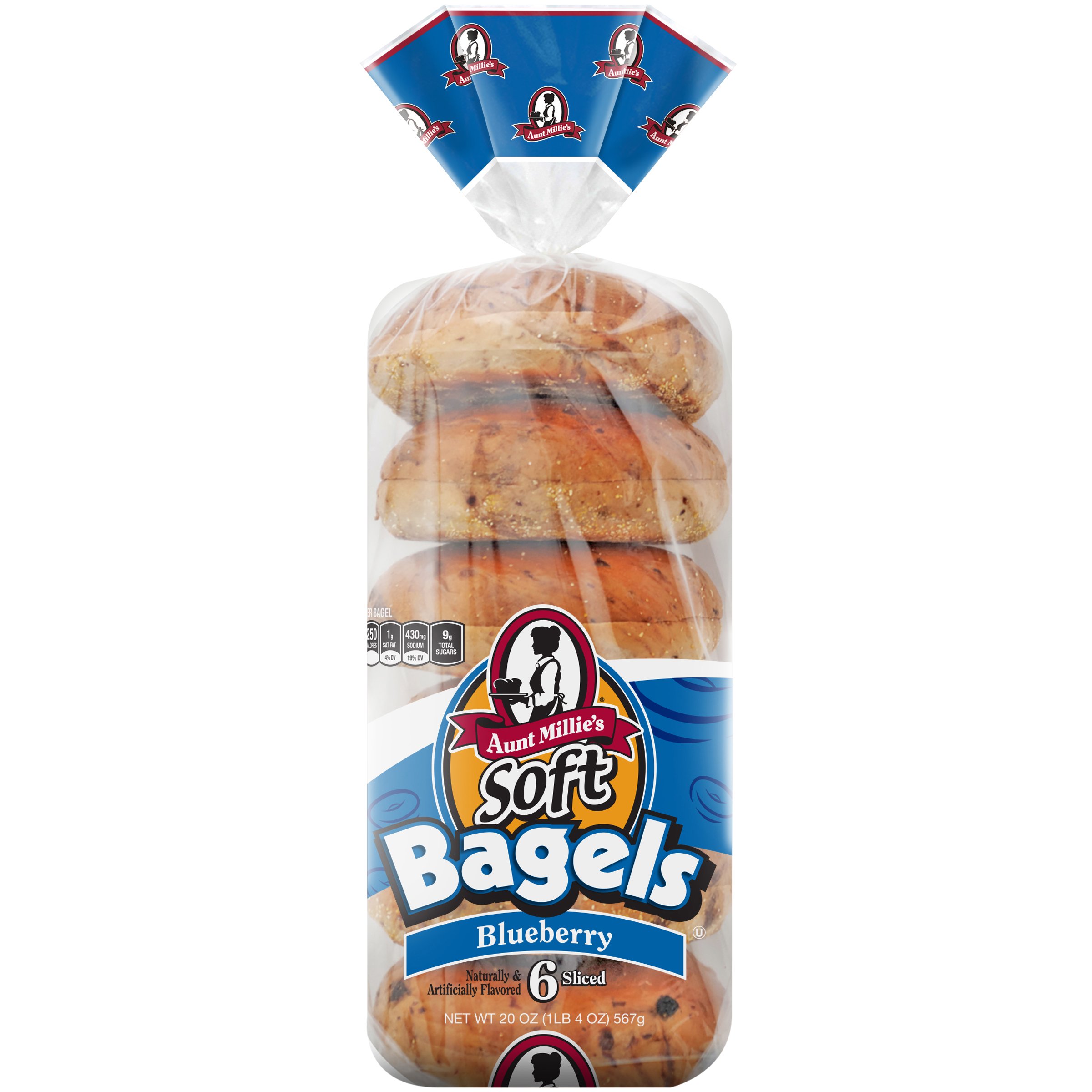 Aunt Millie's Blueberry Soft Bagels - Shop Bagels At H-E-B