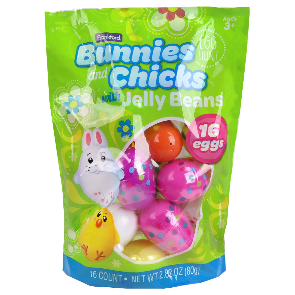 Frankford Bunnies & Chicks Easter Eggs With Jelly Beans - Shop Candy At ...