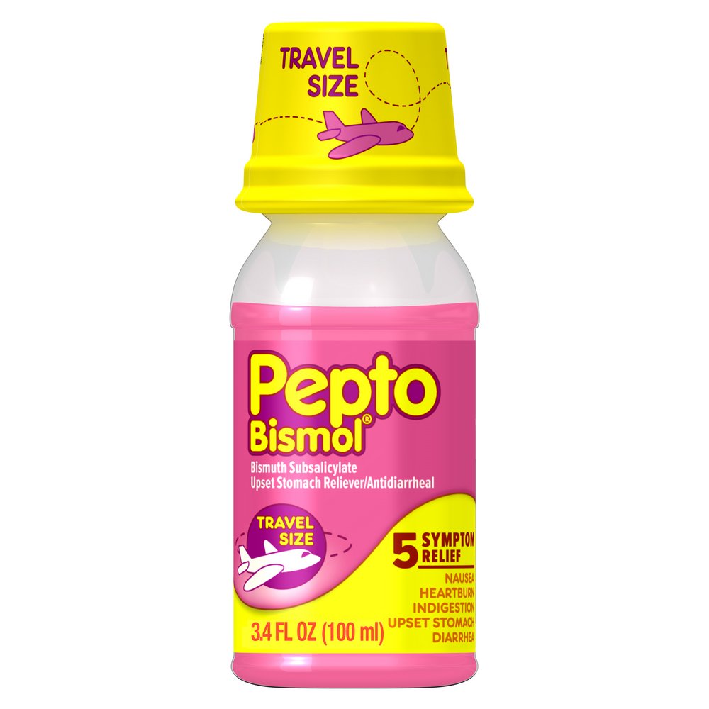 Pepto-Bismol Travel Size Digestive Relief Liquid - Original, 3.4 oz