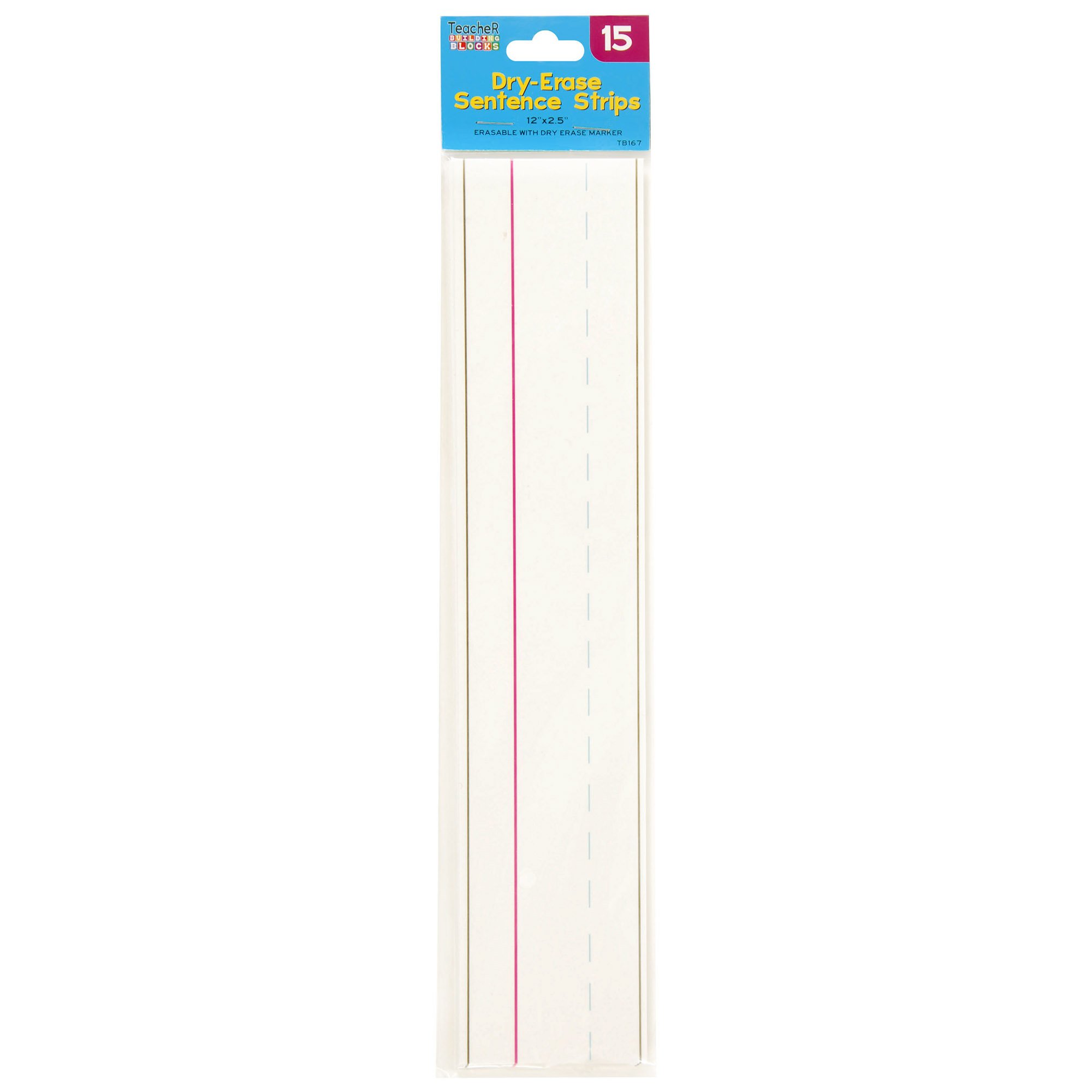 Teacher Building Blocks DryErase Sentence Strips Shop Tools