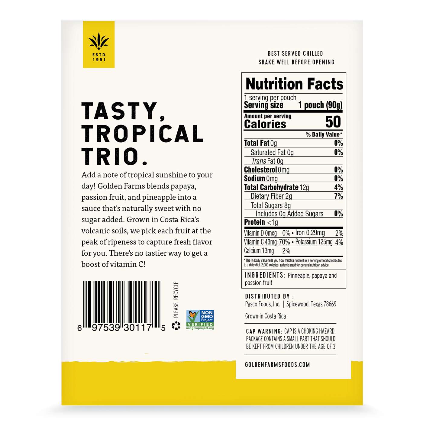 Golden Farms Tropical Sauce Pouches; image 3 of 3