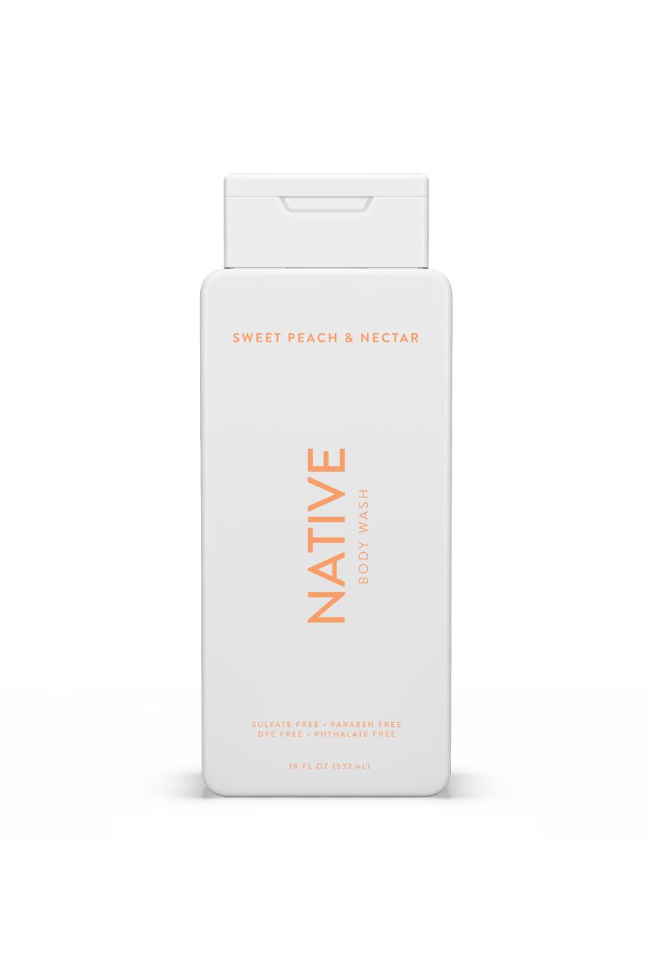 Native Body Wash - Sweet Peach & Nectar; image 1 of 2