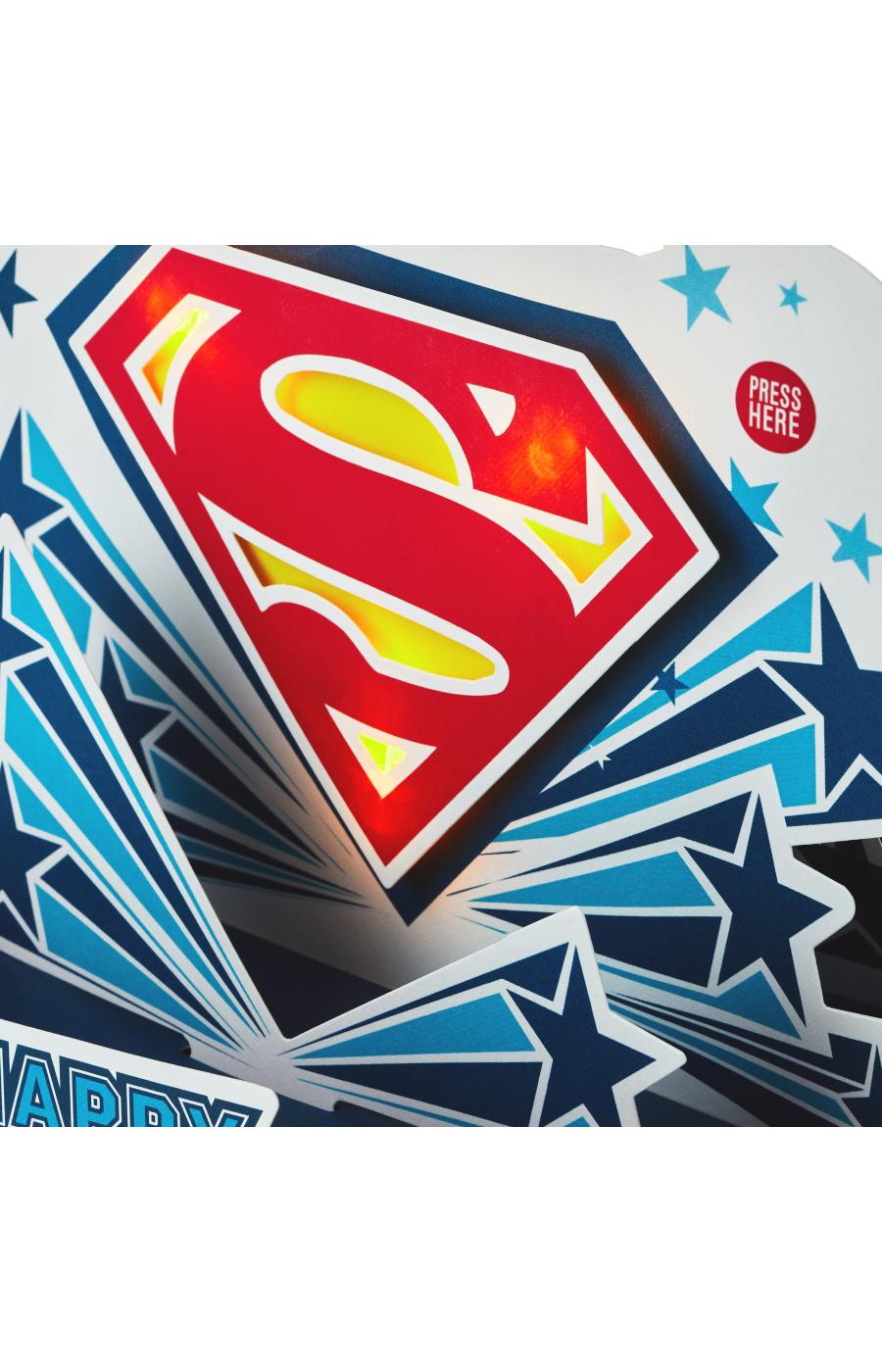 Hallmark Superman Paper Wonder Musical Pop Up Happy Father's Day Card - S28; image 2 of 6