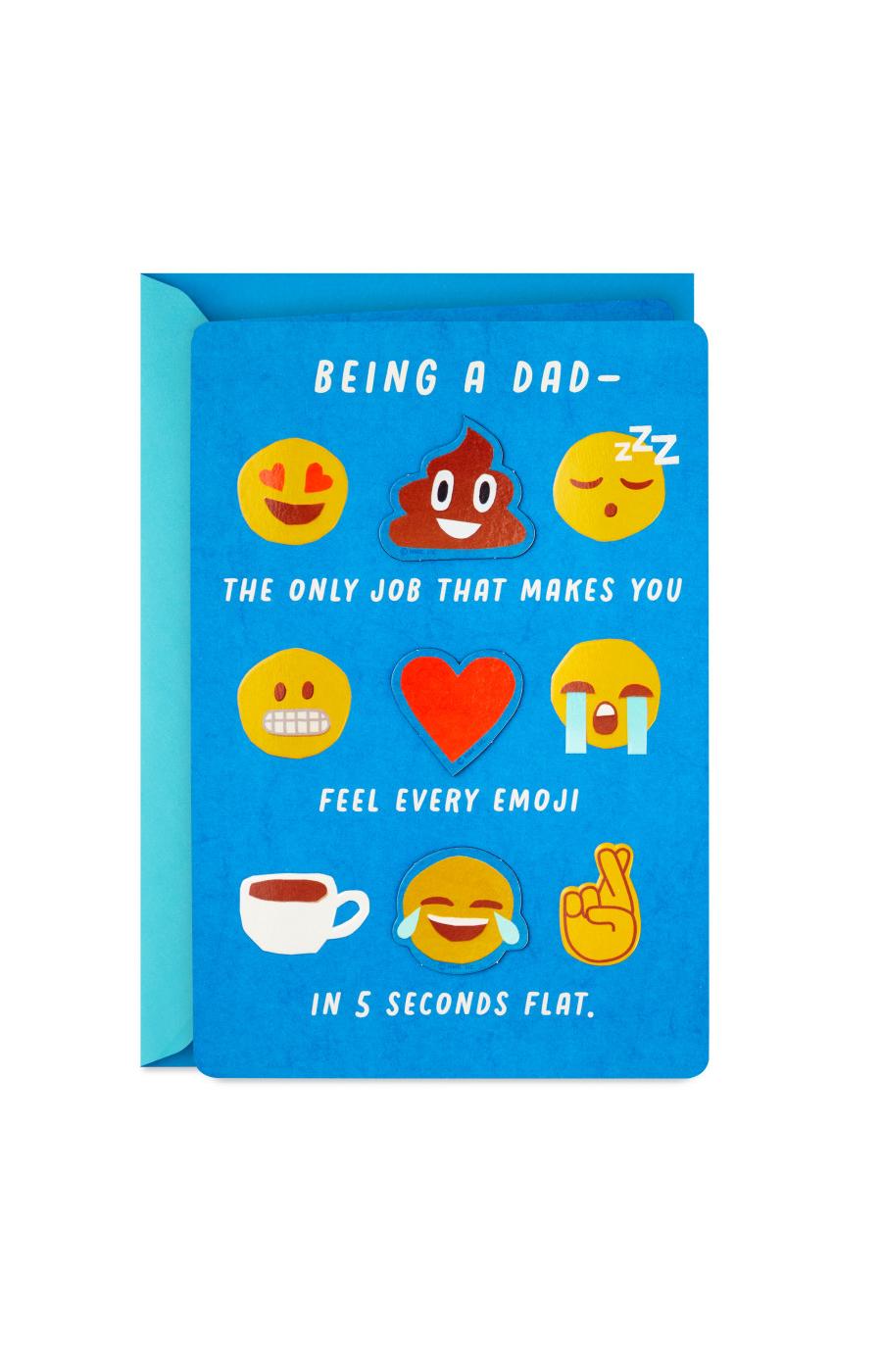Hallmark Father's Day Card (Removable Emoji Magnets), S29; image 1 of 7