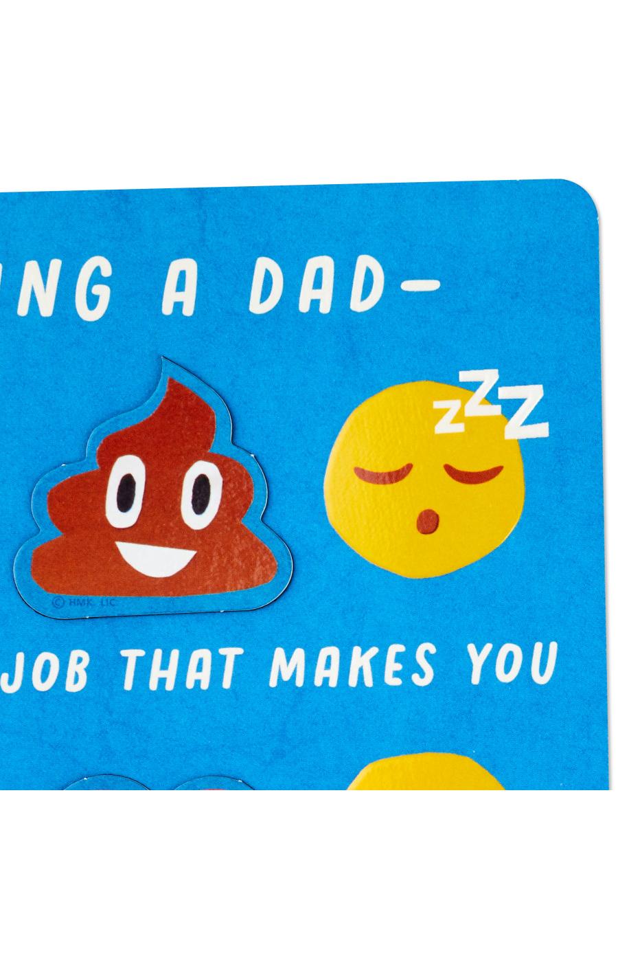 Hallmark Father's Day Card (Removable Emoji Magnets), S29; image 3 of 7