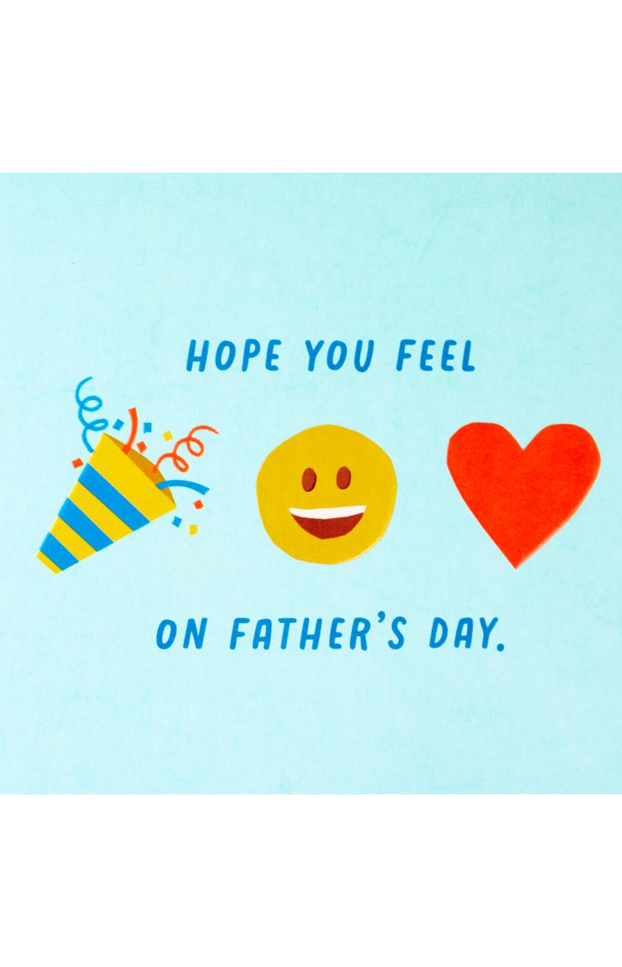 Hallmark Father's Day Card (Removable Emoji Magnets), S29; image 7 of 7