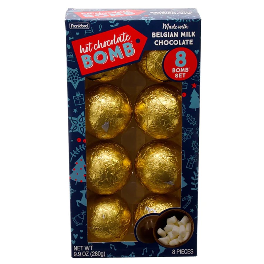 Frankford Belgian Milk Chocolate Hot Chocolate Bomb Gift Set - Shop ...