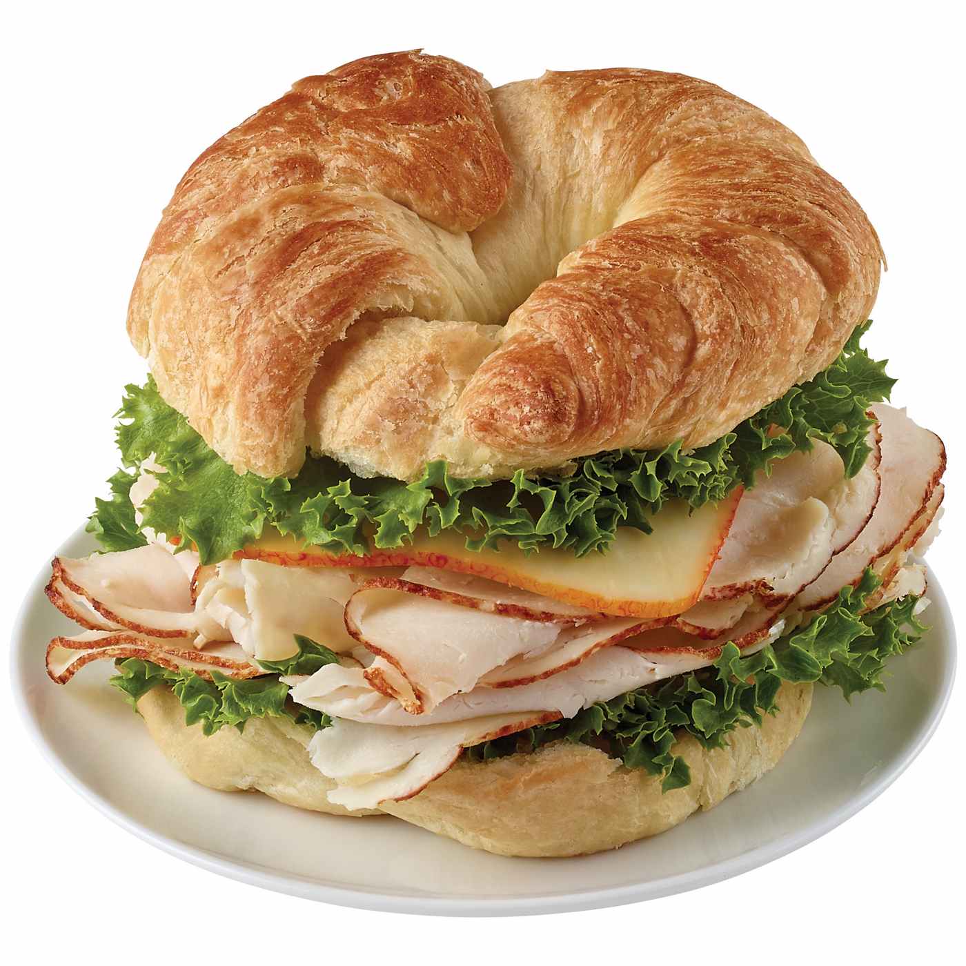 Meal Simple by HEB Oven Roasted Chicken Muenster Croissant Sandwich Shop Sandwiches at HEB