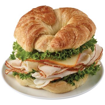 Meal Simple by H-E-B Oven Roasted Chicken Muenster Croissant Sandwich