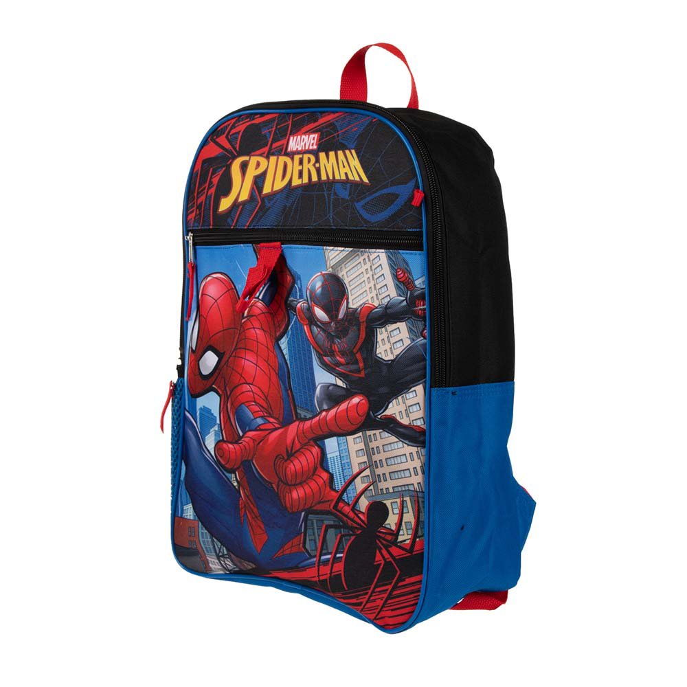 Bioworld Spiderman Backpack Set | Boy's | Blue/Black/Multicolor | Size One Size