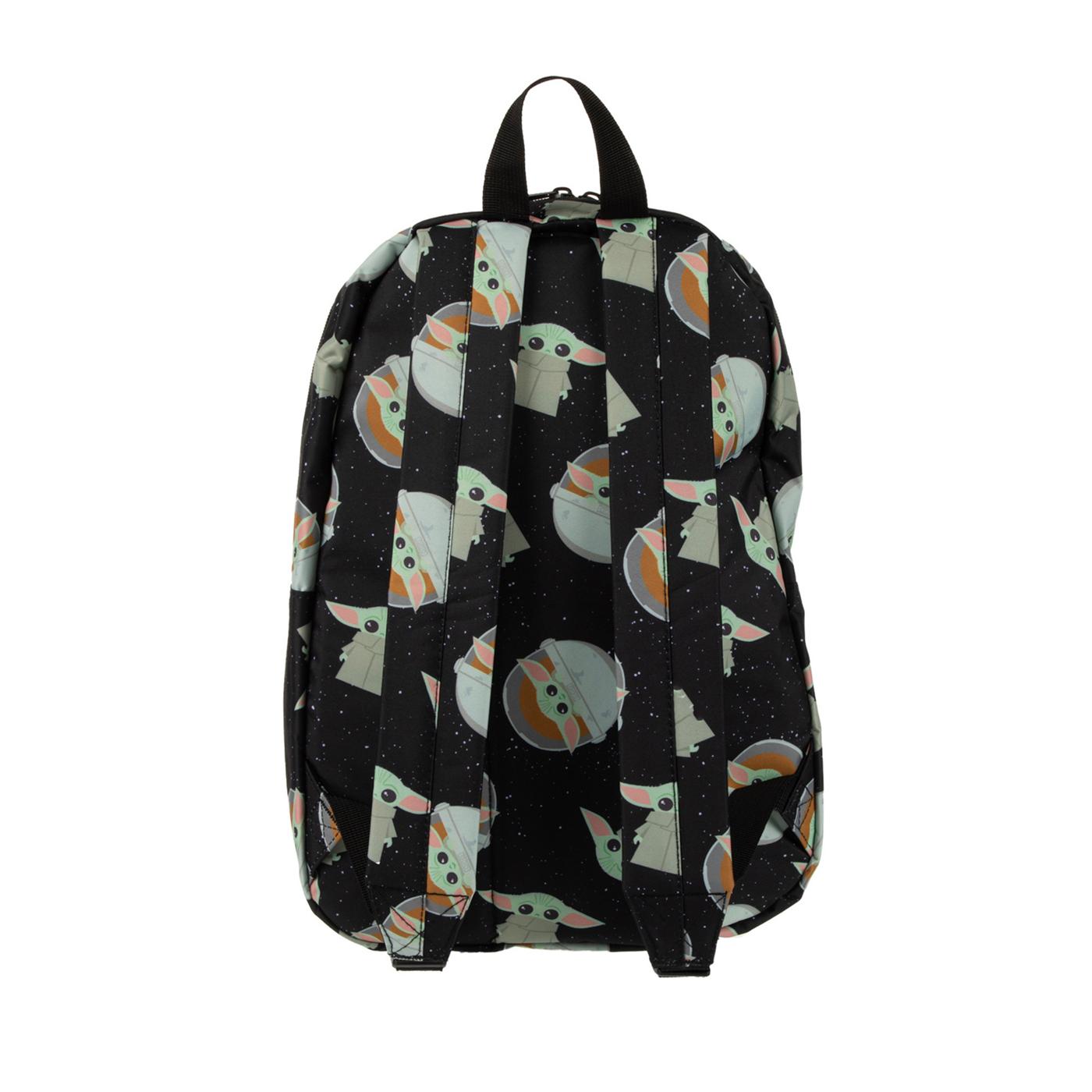 Bioworld Star Wars The Mandalorian Grogu All Over Print Backpack; image 2 of 3