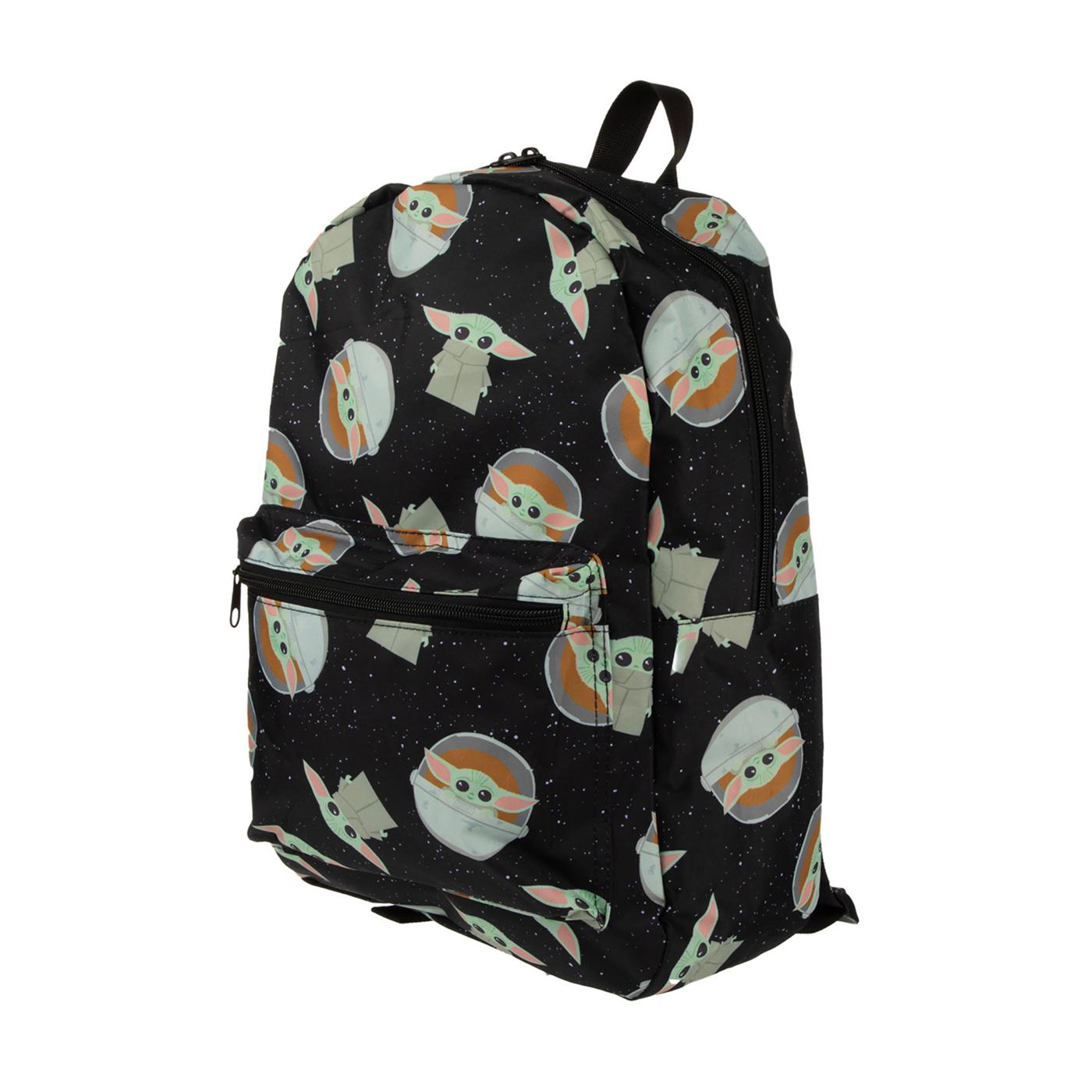 Bioworld Star Wars The Mandalorian Grogu All Over Print Backpack; image 3 of 3