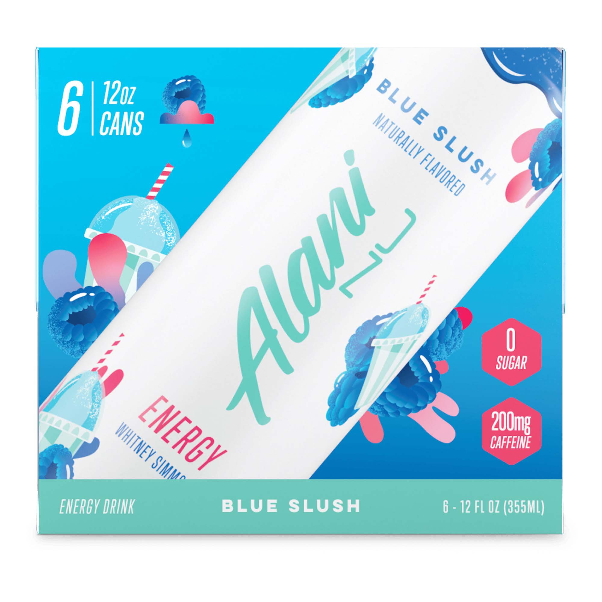 Alani Nu Energy Drink 6 pk Blue Slush Shop Diet & Fitness at HEB