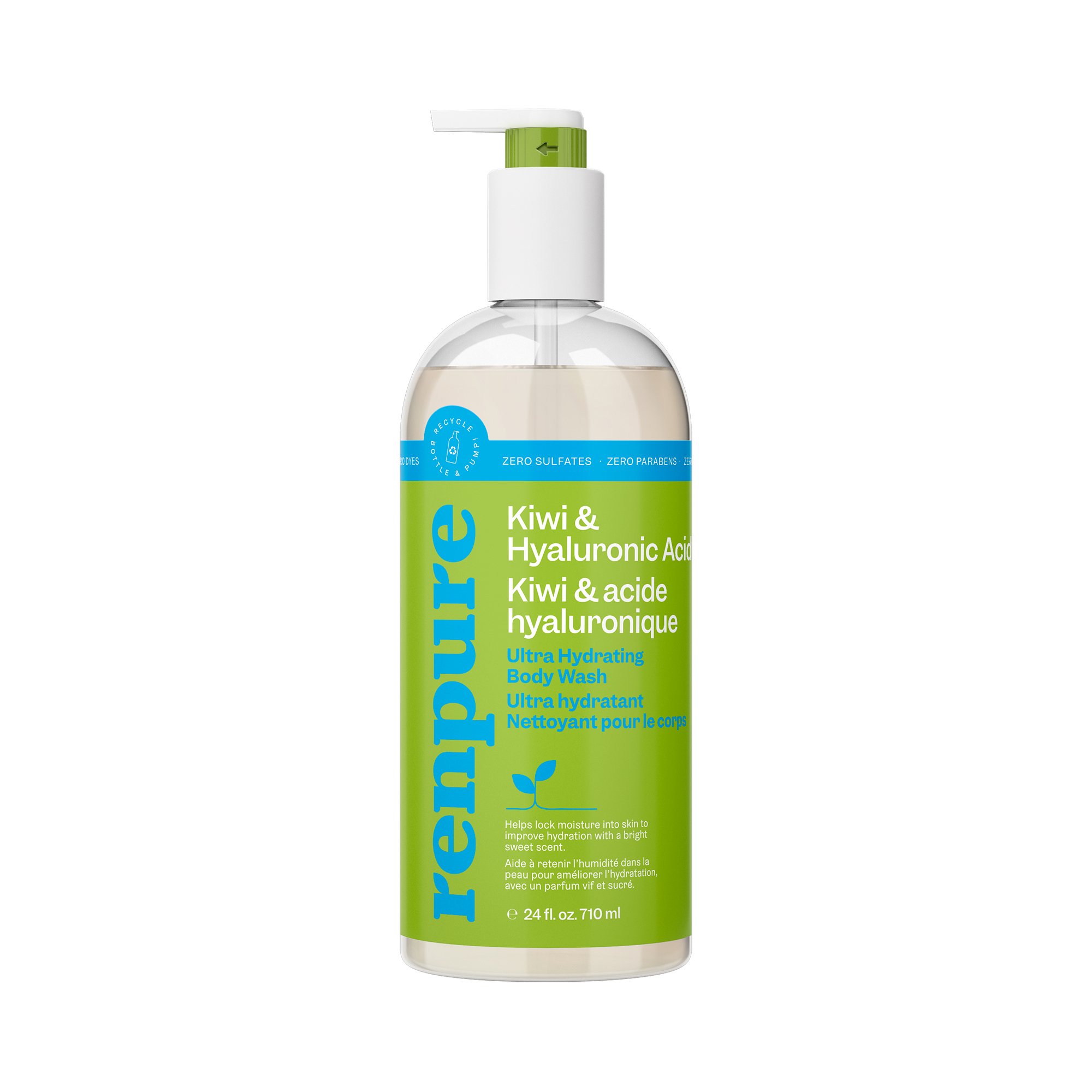 Renpure Ultra Hydrating Body Wash Kiwi & Hyaluronic Acid Shop Body wash at HEB