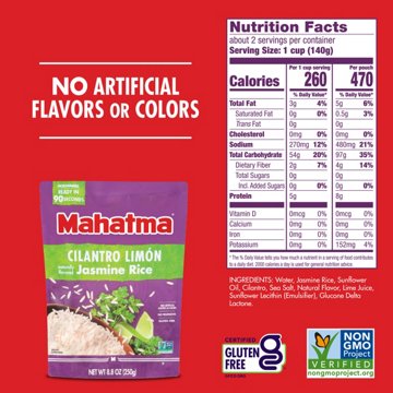 Mahatma Cilantro Lime Jasmine Rice, 8.8 oz
