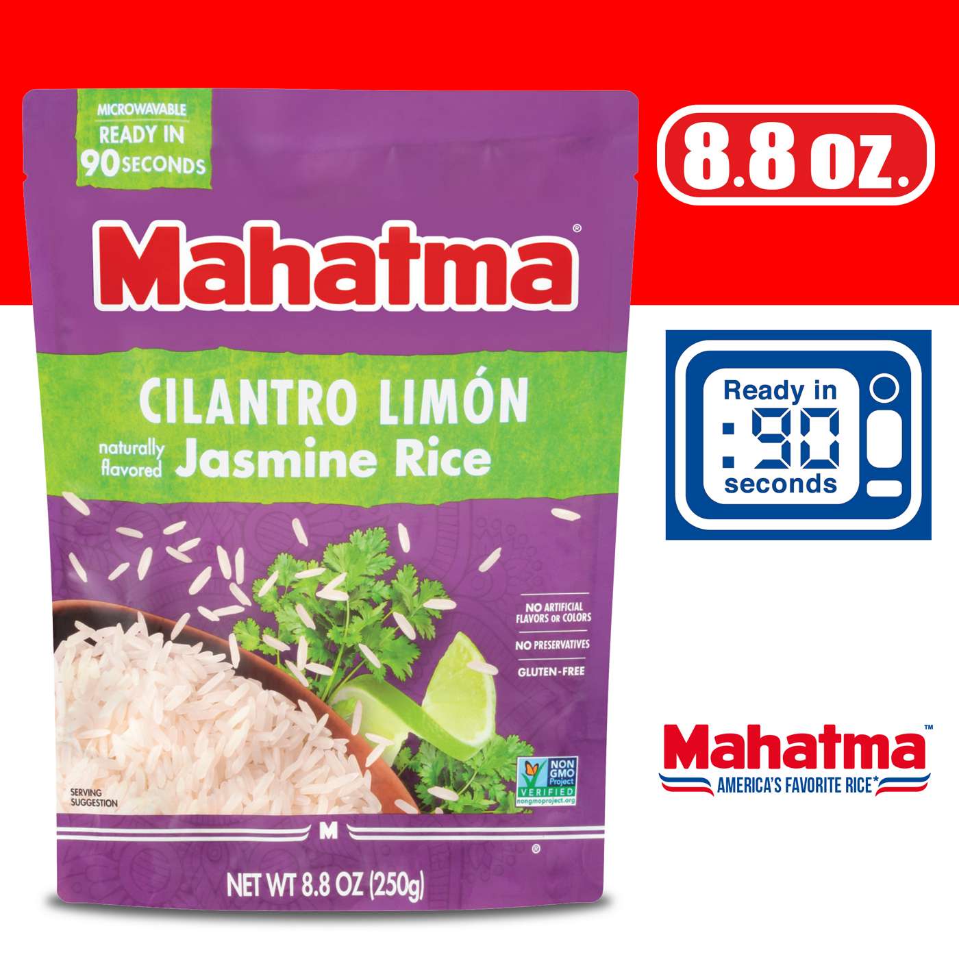Mahatma Cilantro Lime Jasmine Rice; image 4 of 6