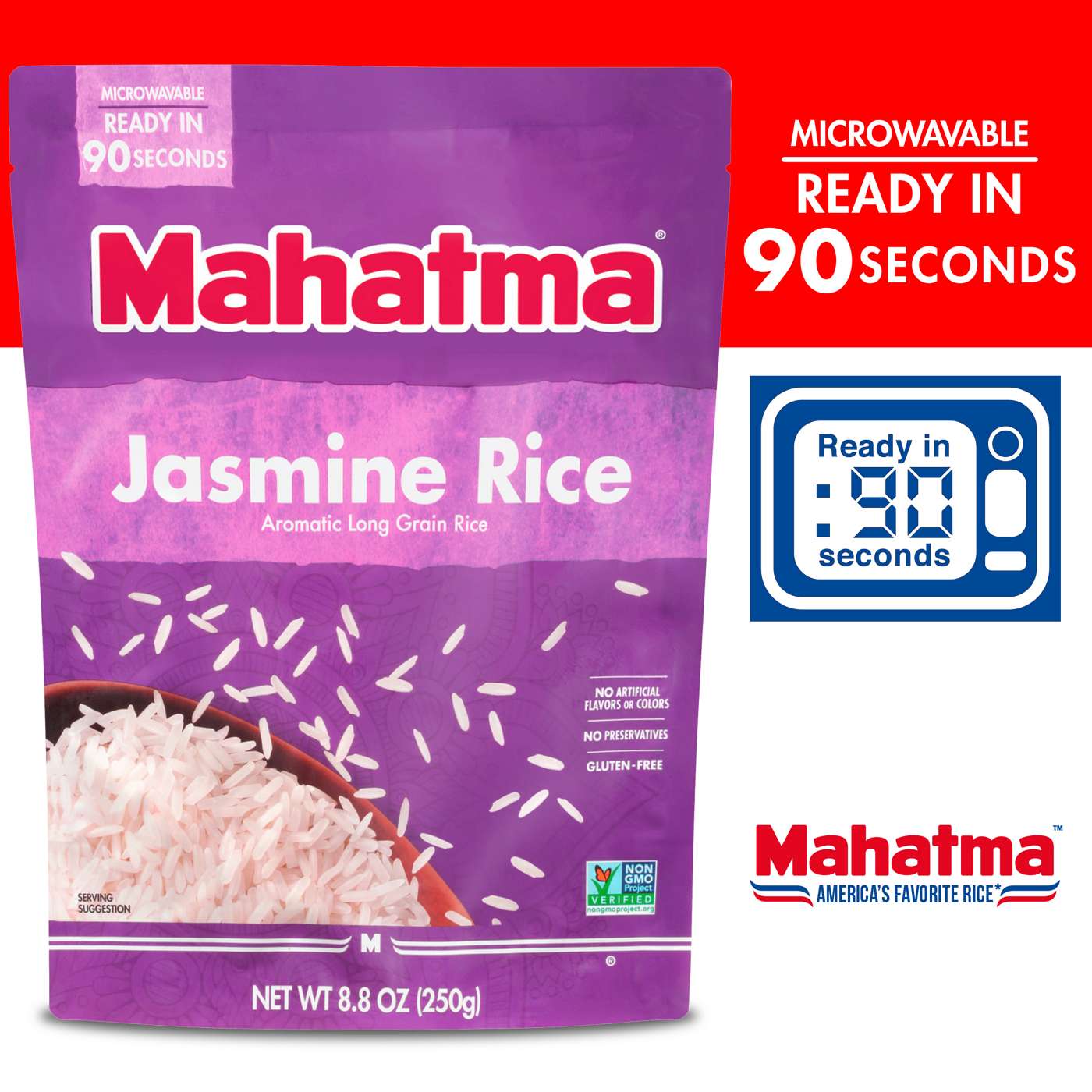 Mahatma Jasmine Aromatic Long Grain Rice; image 5 of 6
