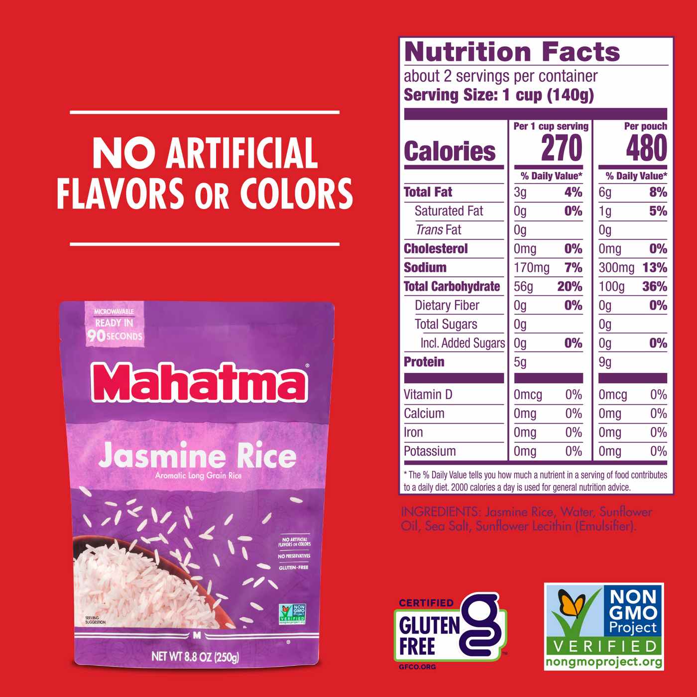 Mahatma Jasmine Aromatic Long Grain Rice; image 6 of 6