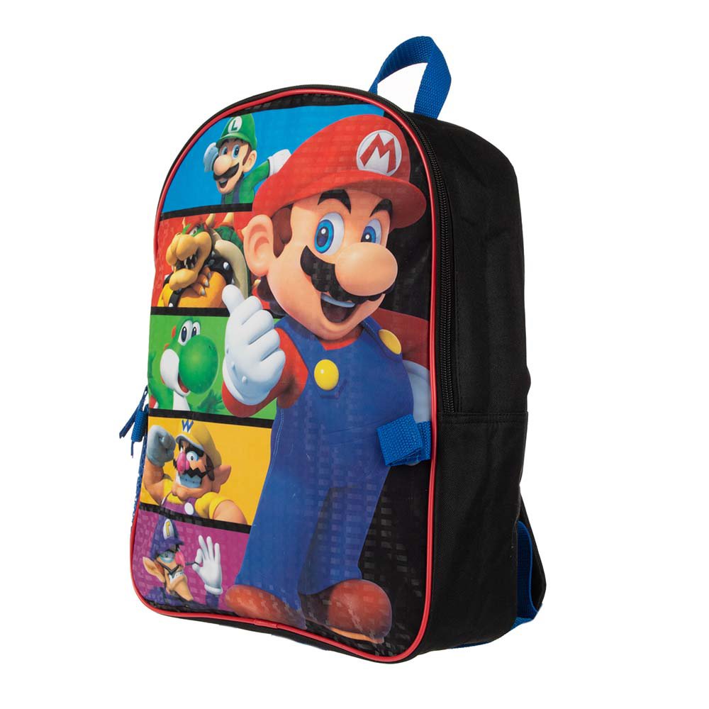 Mario Shop Super Mario Backpack With Lunch Box For