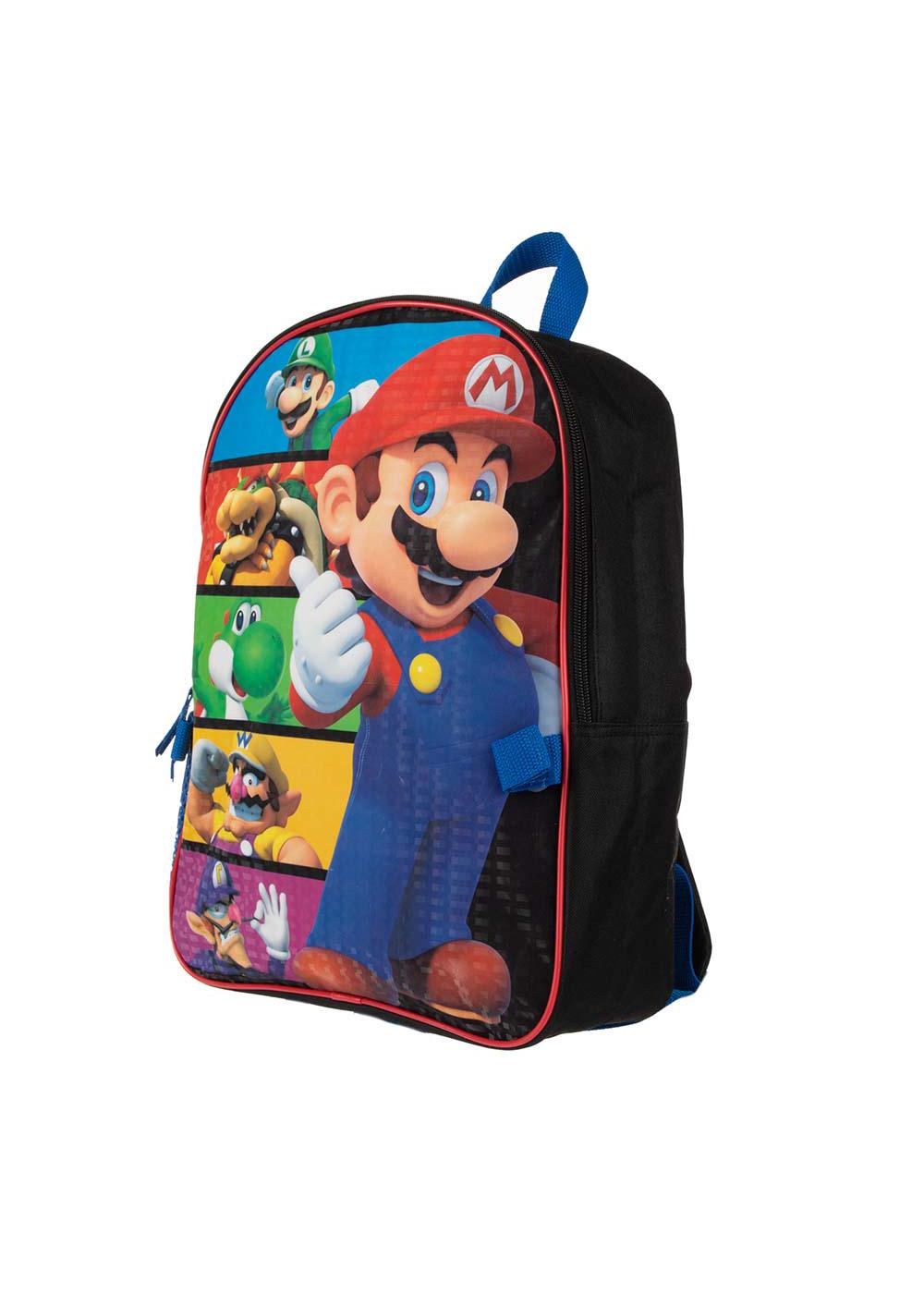 Super Mario Backpack with Lunch Box Mario Kids Backpack 2 Piece