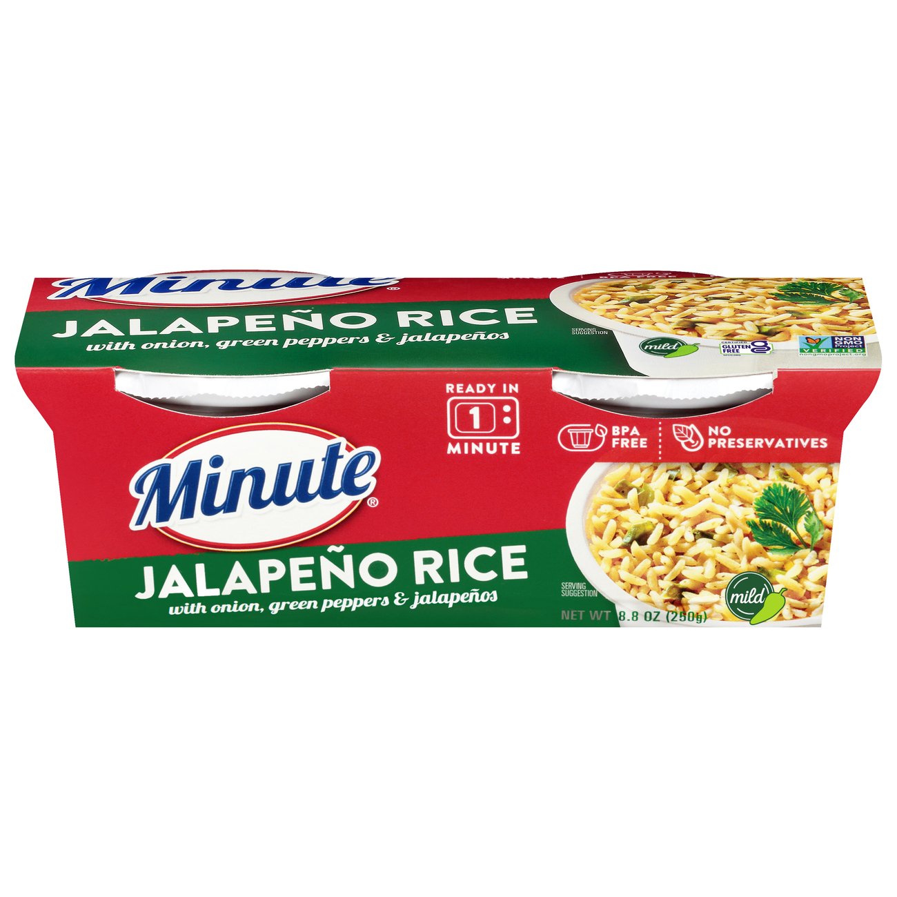 Minute Ready to Serve Jalapeno Seasoned Rice Cups Shop Rice & Grains