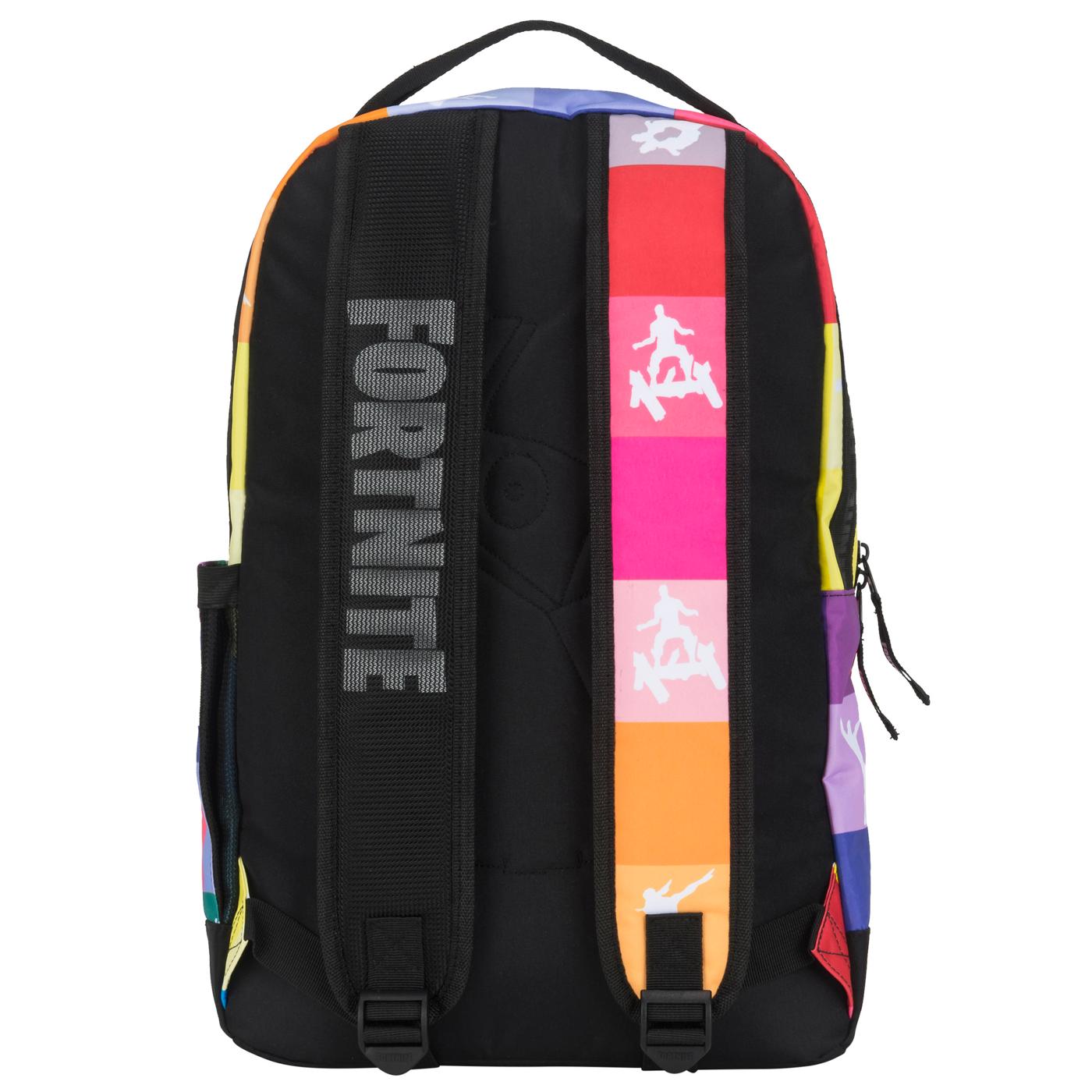 Fortnite Multicolor Squares Backpack; image 3 of 3