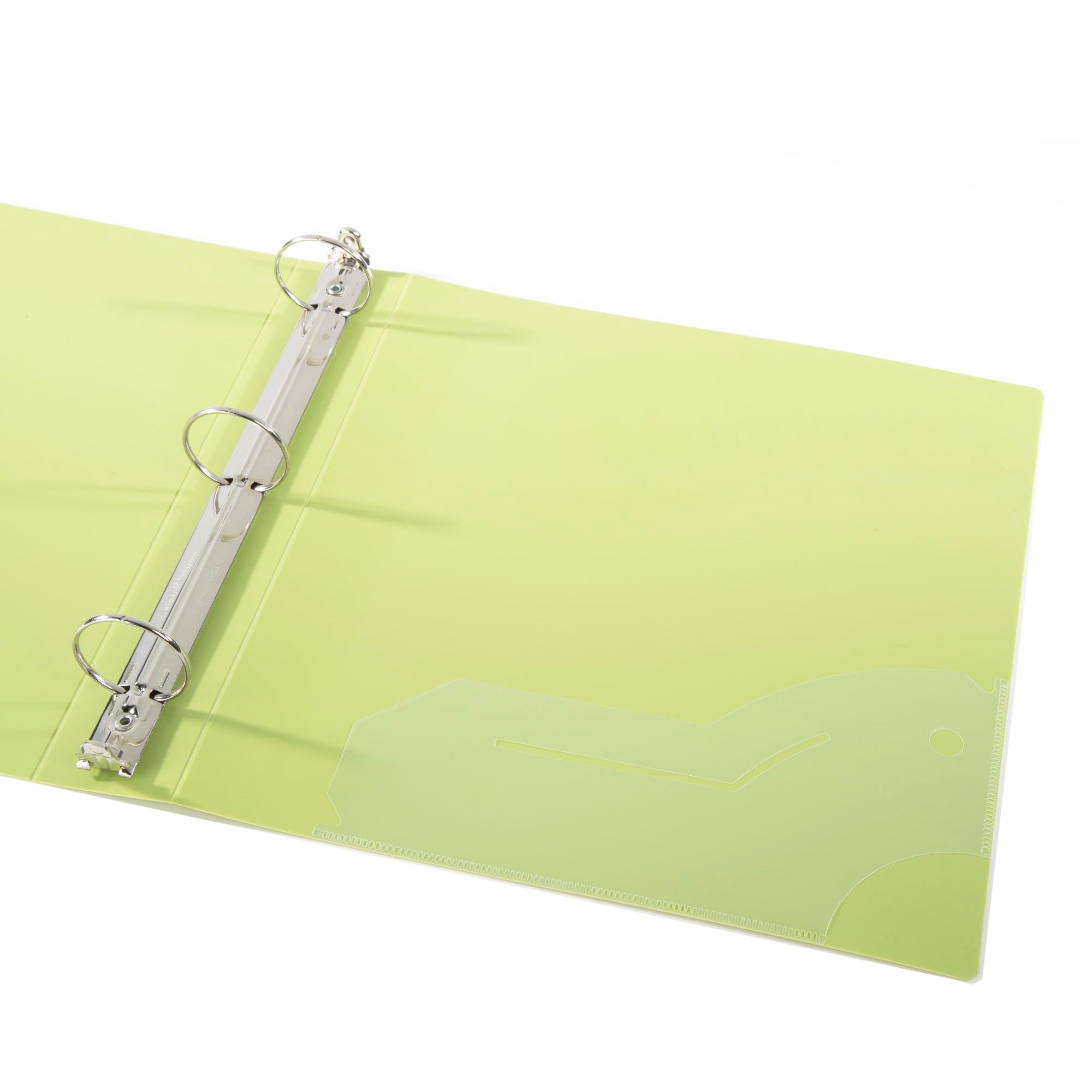 Filexec Products 1.5-Inch 3 Ring Binder, Clear, Pack Of 2 (50298-64233