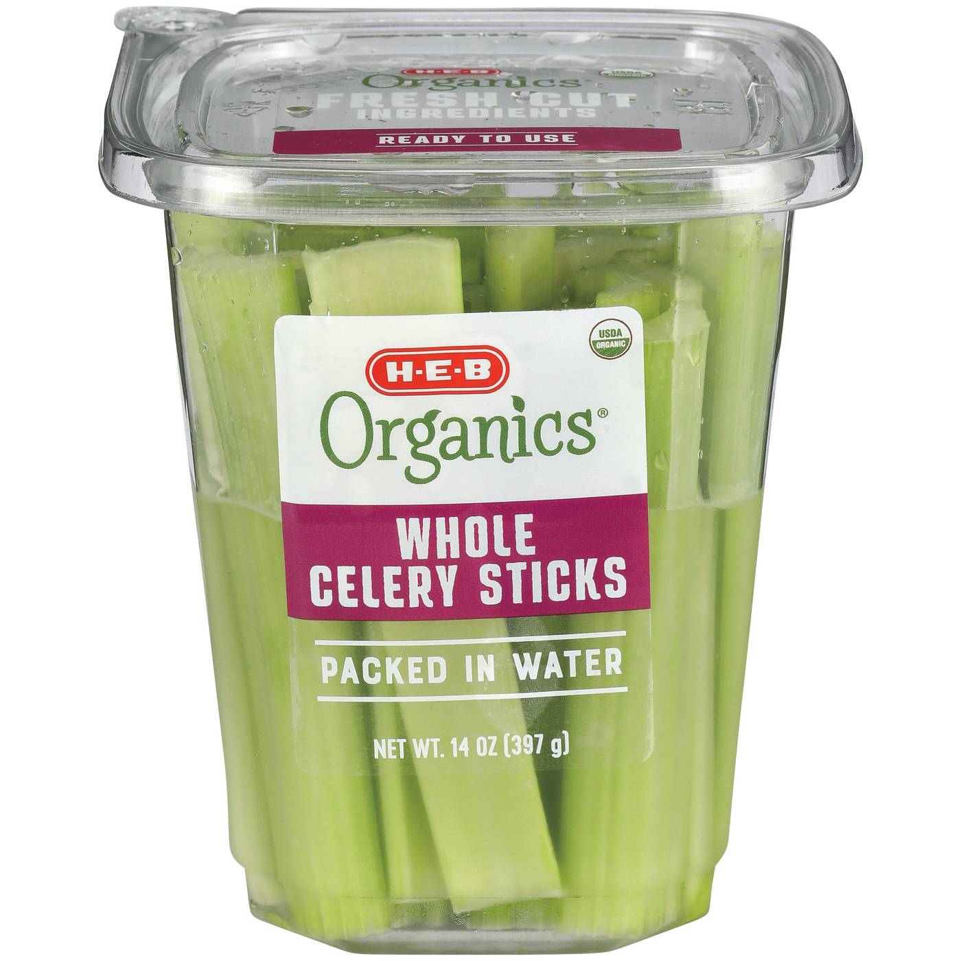 H-E-B Organics Fresh Whole Celery Sticks; image 1 of 2