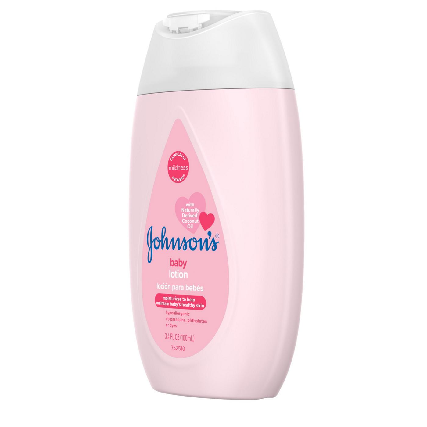Johnson's Baby Travel Size Baby Lotion with Coconut Oil; image 2 of 6