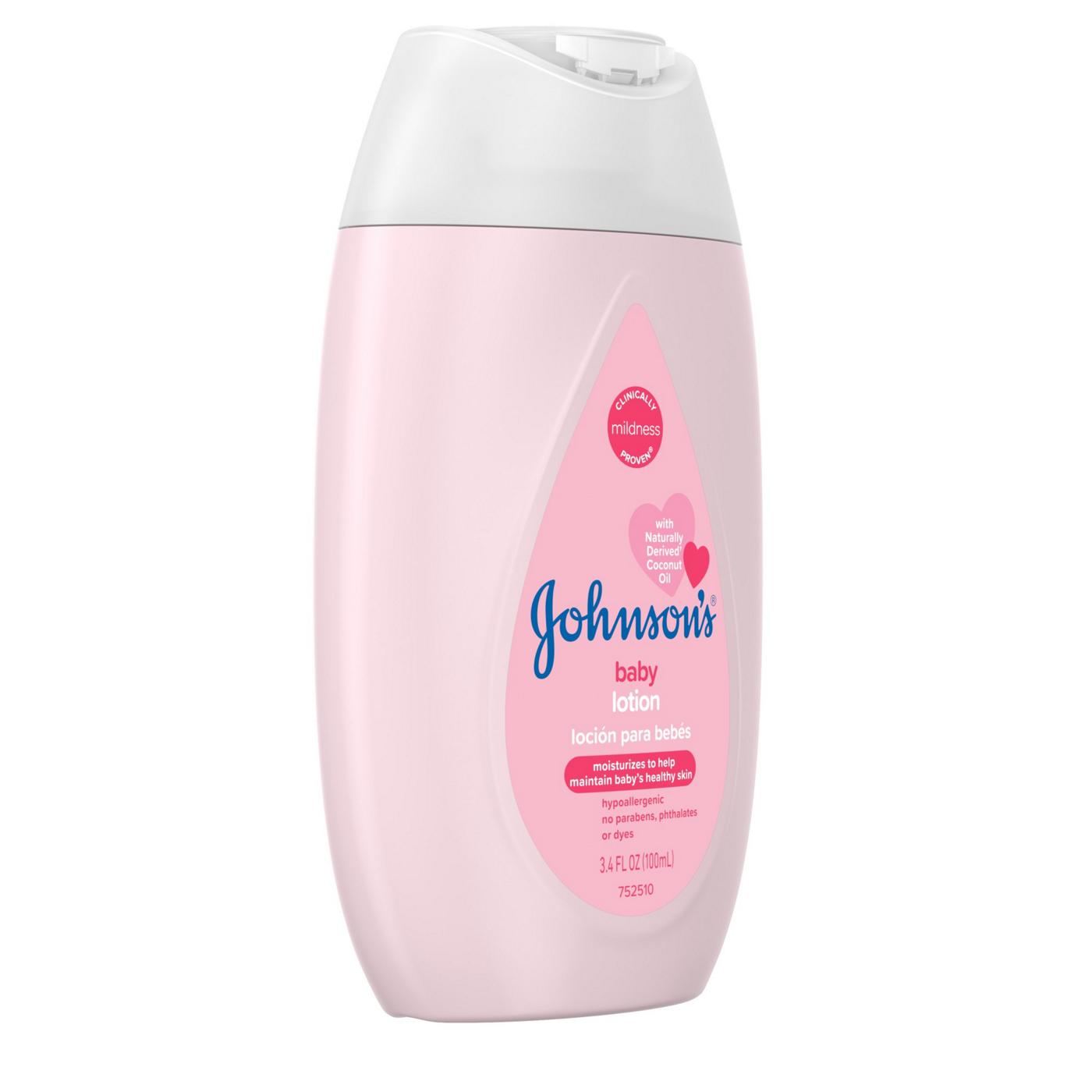Johnson's Baby Travel Size Baby Lotion with Coconut Oil; image 4 of 6