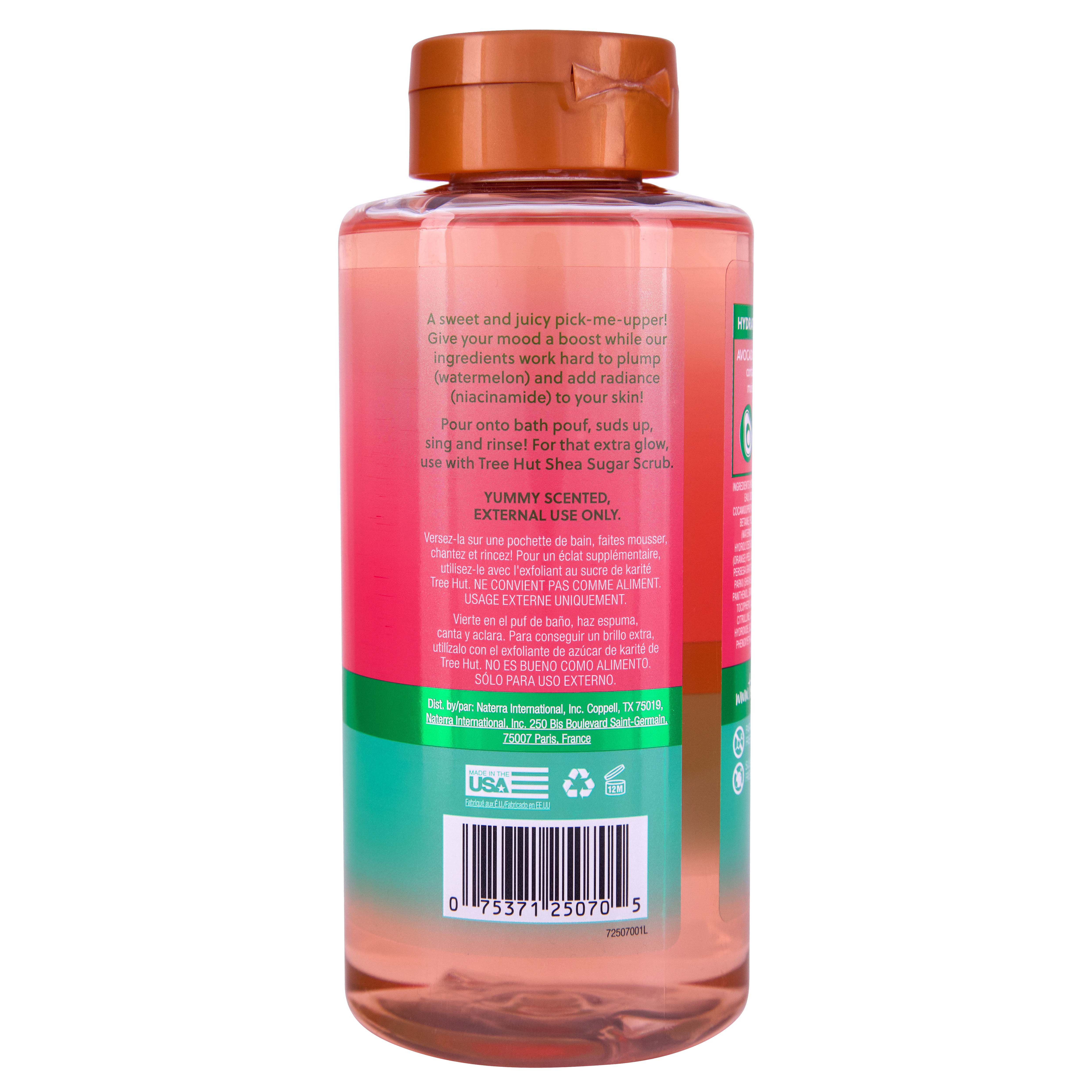 Gel Douche Moussant Tree Hut à La Vanille - Format Voyage 3.3 Oz (97 Ml), Hydratant