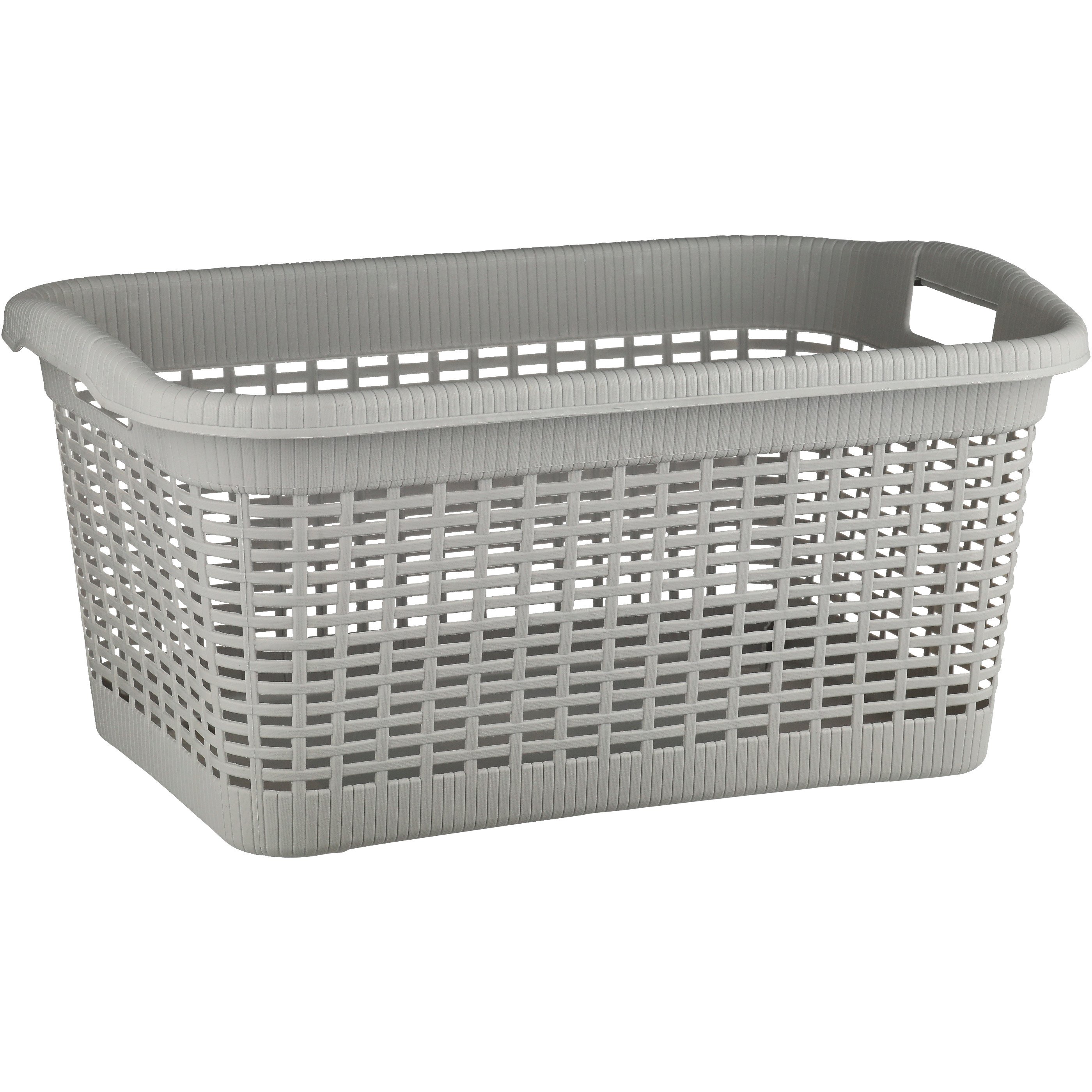 Destination Holiday Open Weave Rectangle Laundry Basket Gray Shop