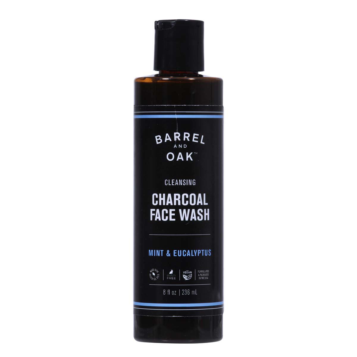 Barrel and Oak Cleansing Charcoal Face Wash Mint & Eucalyptus Shop