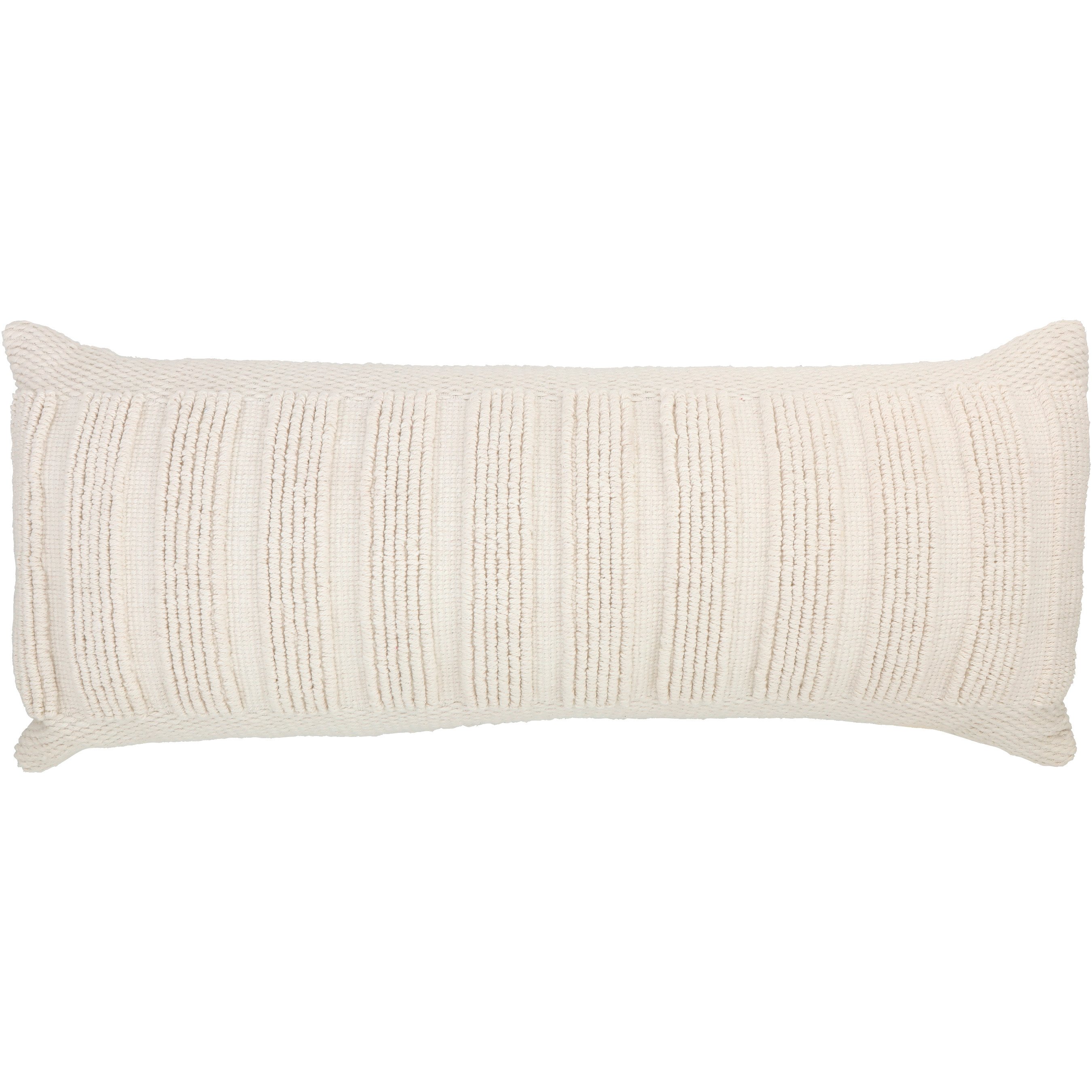 Haven + Key Stripe Looped Lumbar Throw Pillow Bone Shop Pillows at