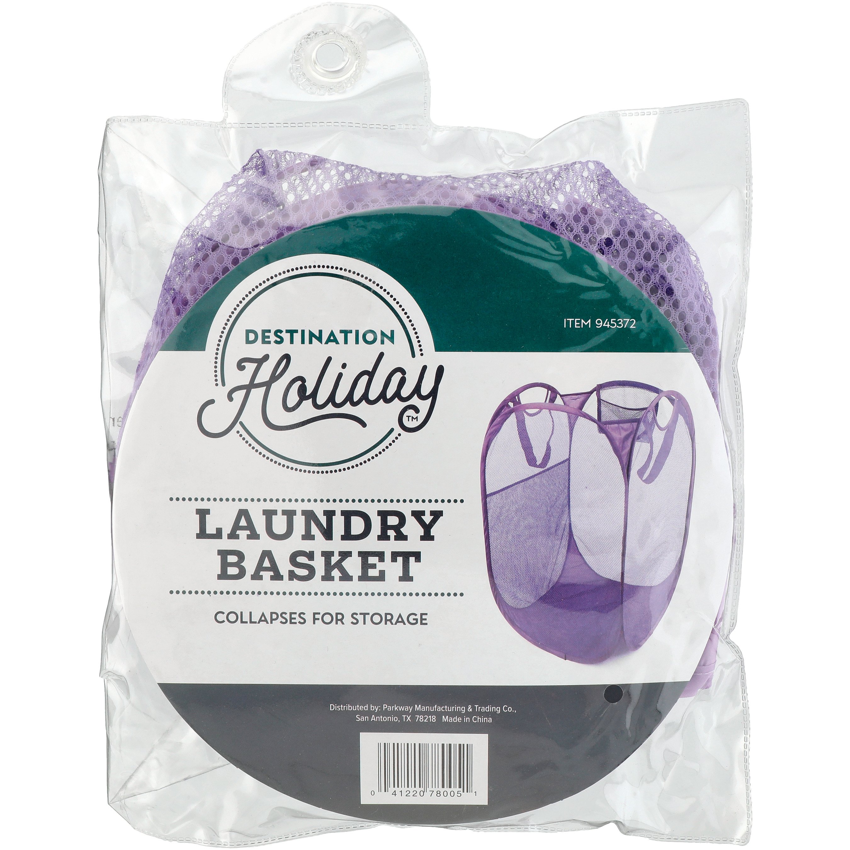 Destination Holiday Mesh Laundry Basket - Lavender - Shop Hampers ...