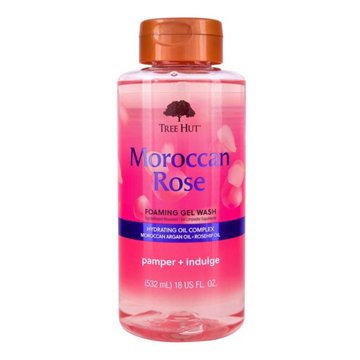 Tree Hut Foaming Gel Wash - Moroccan Rose, 18 oz