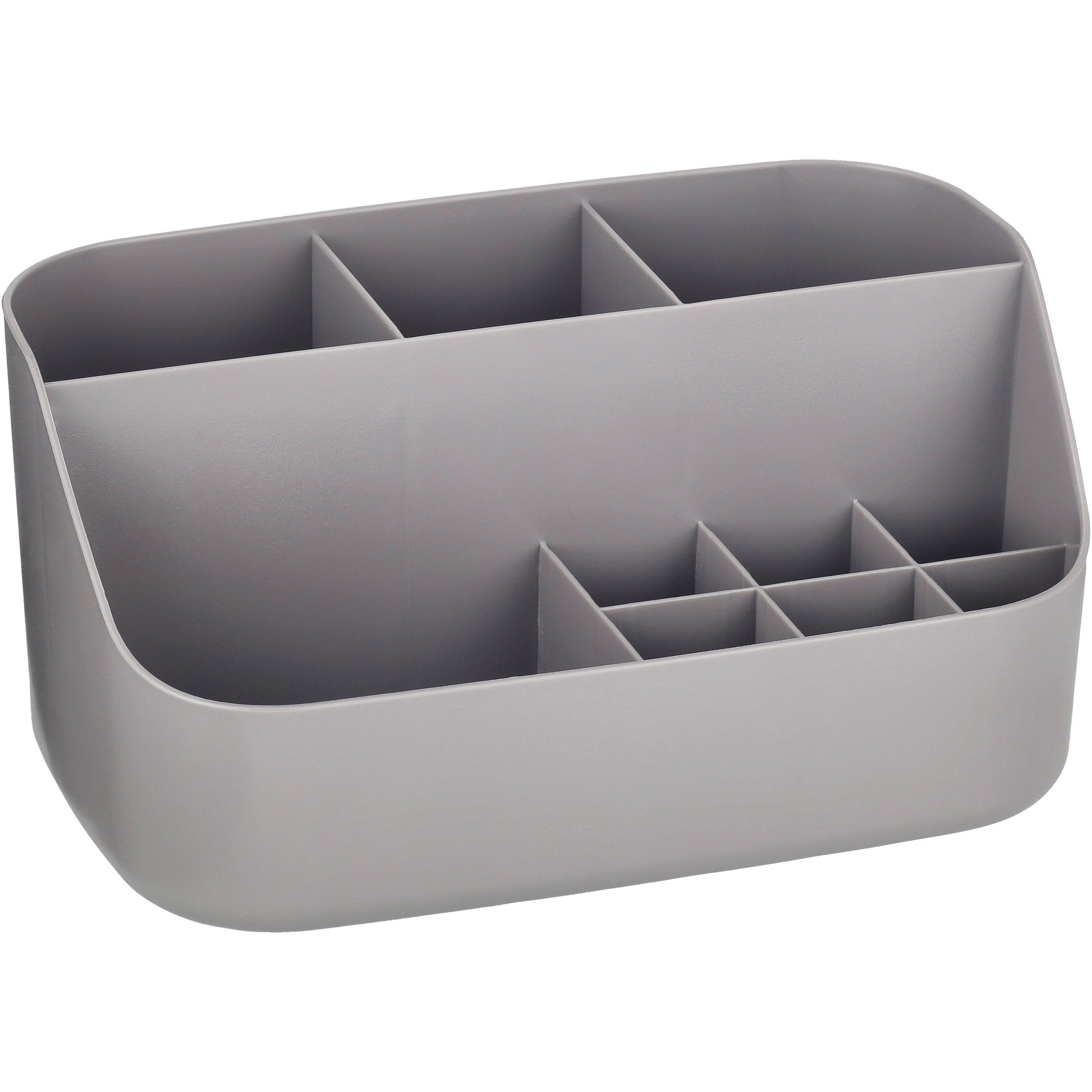 Destination Holiday Multi Compartment Countertop Storage Caddy Gray
