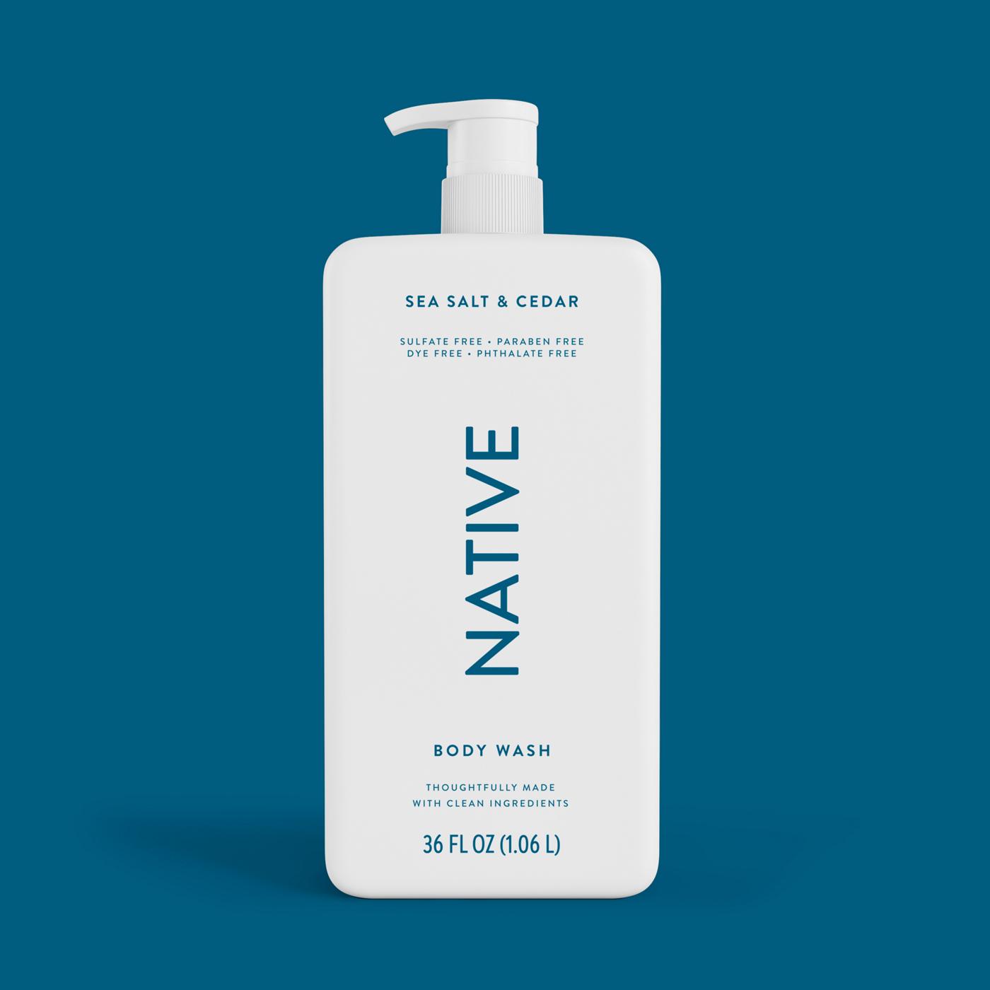Native Body Wash - Sea Salt & Cedar; image 6 of 9