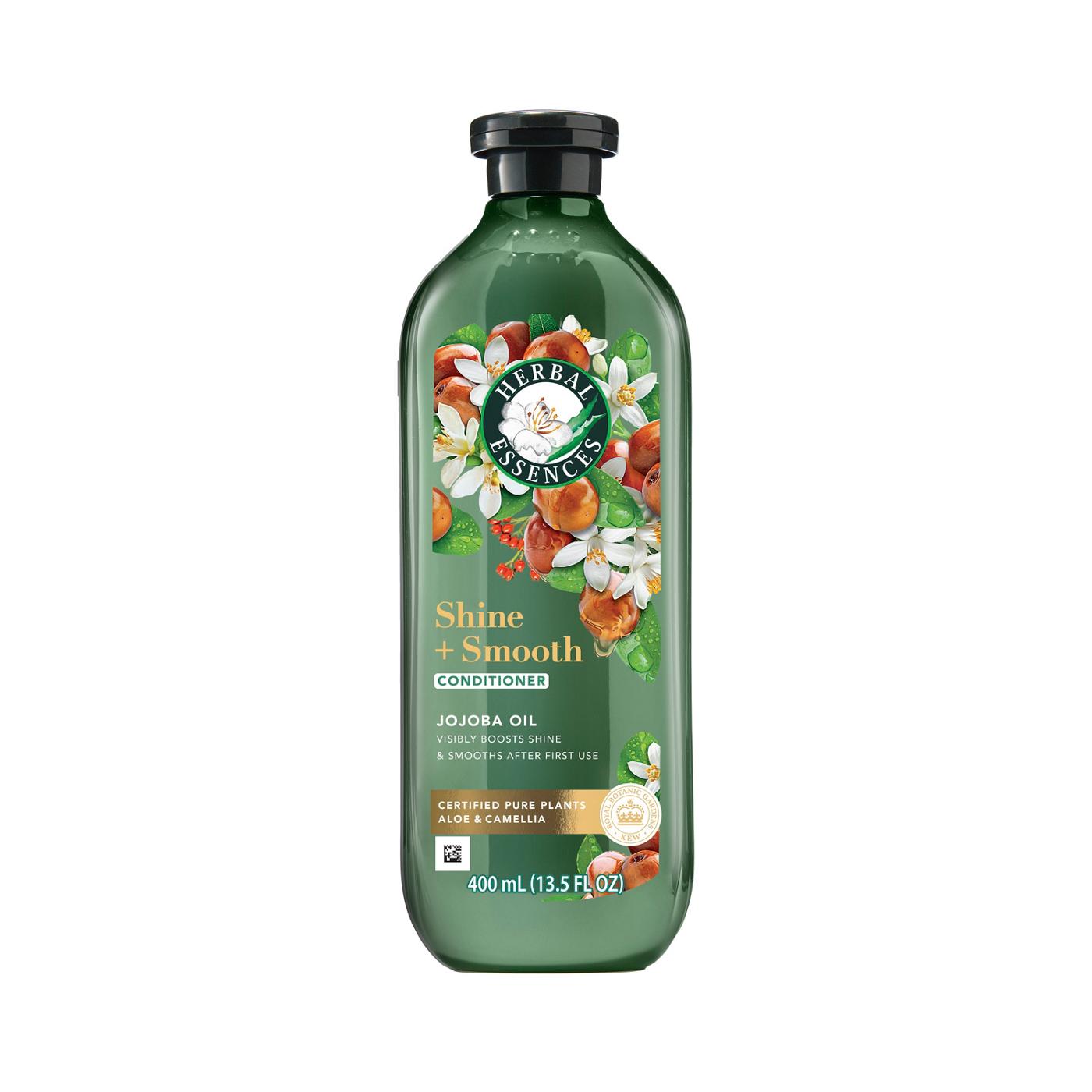 Herbal Essences Shine + Smooth Jojoba Oil Sulfate Free Conditioner, 13.5 fl oz; image 8 of 10