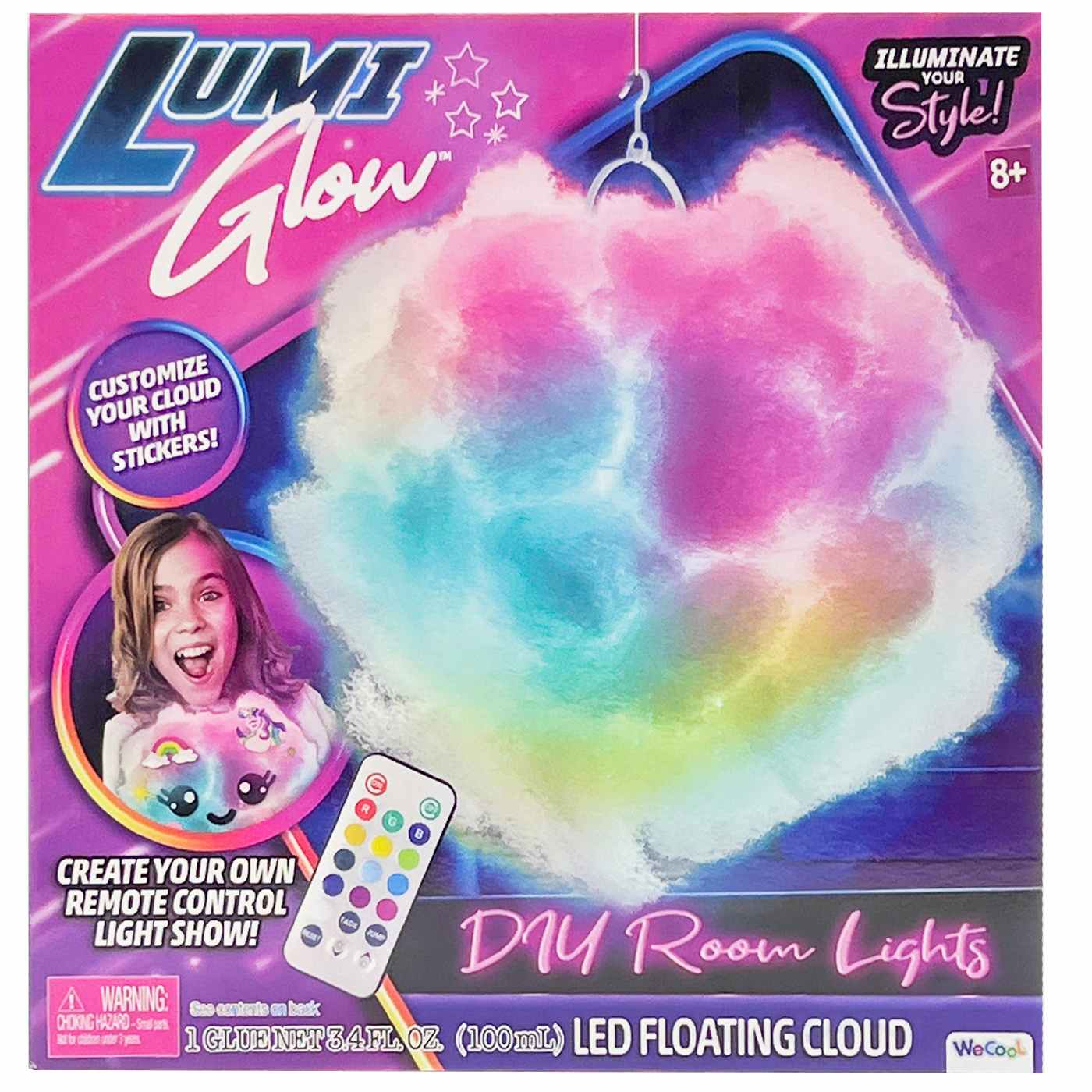 iLY Lumi Glow DIY Room LED Light - Floating Cloud; image 1 of 3