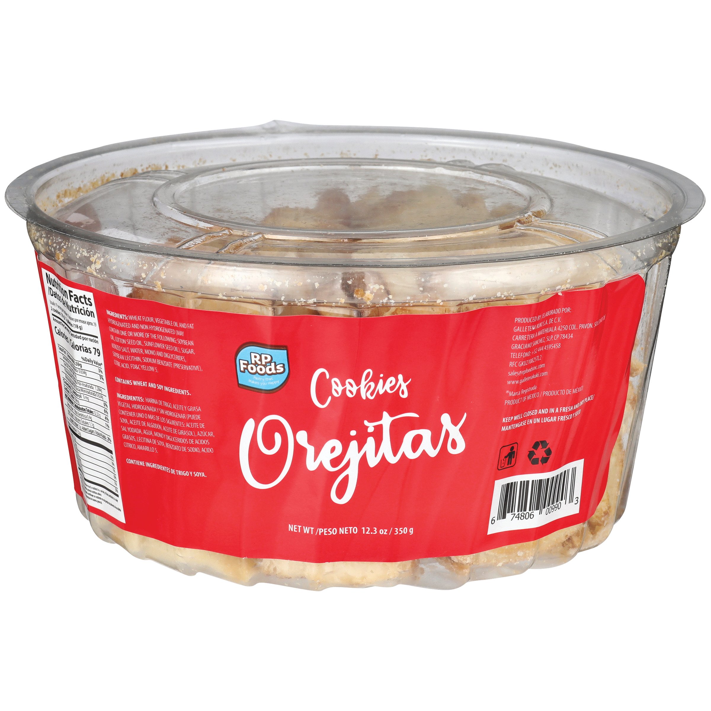 RP Foods Orejitas Cookies - Shop Cookies at H-E-B