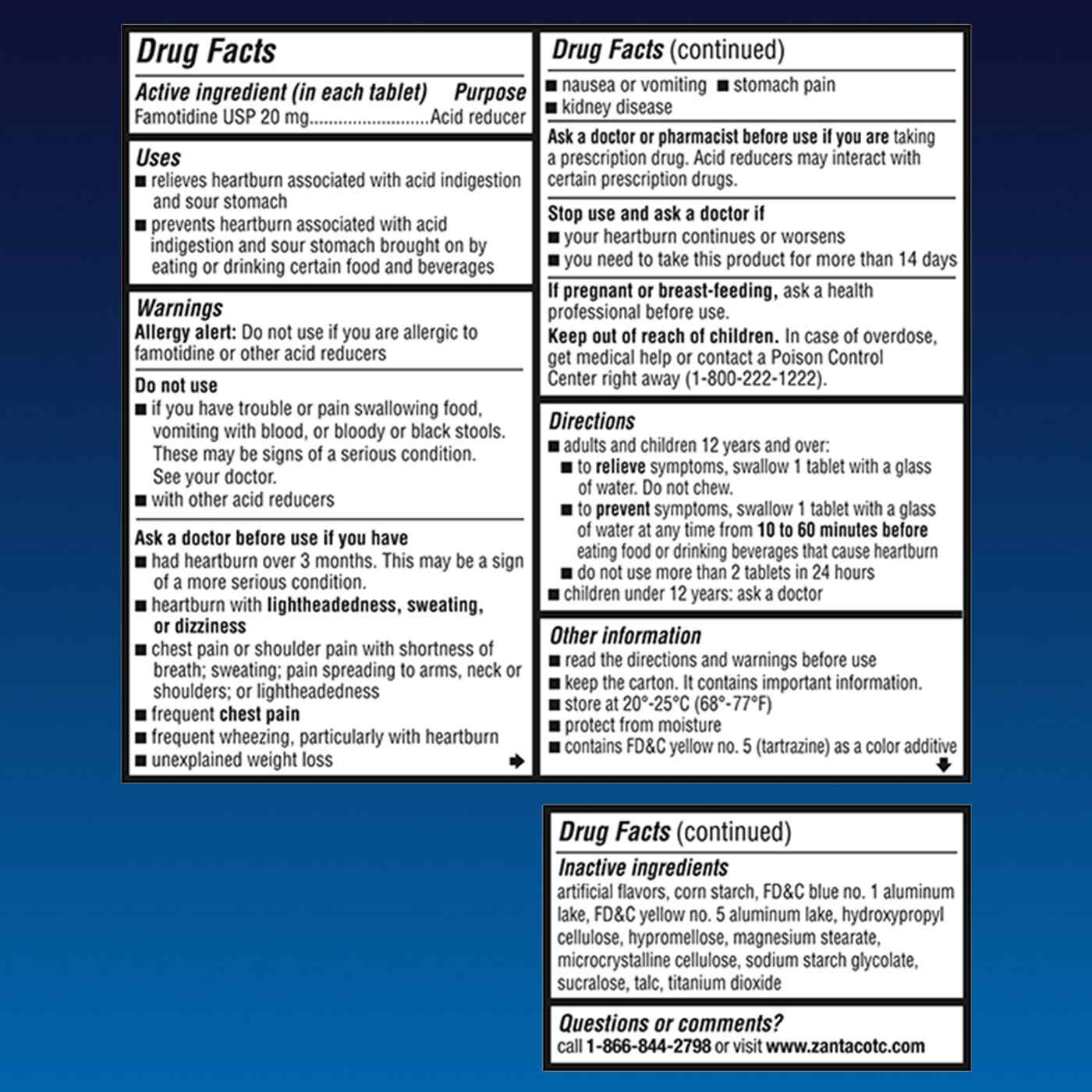 Zantac 360 Maximum Strength Tablets - Cool Mint; image 7 of 10