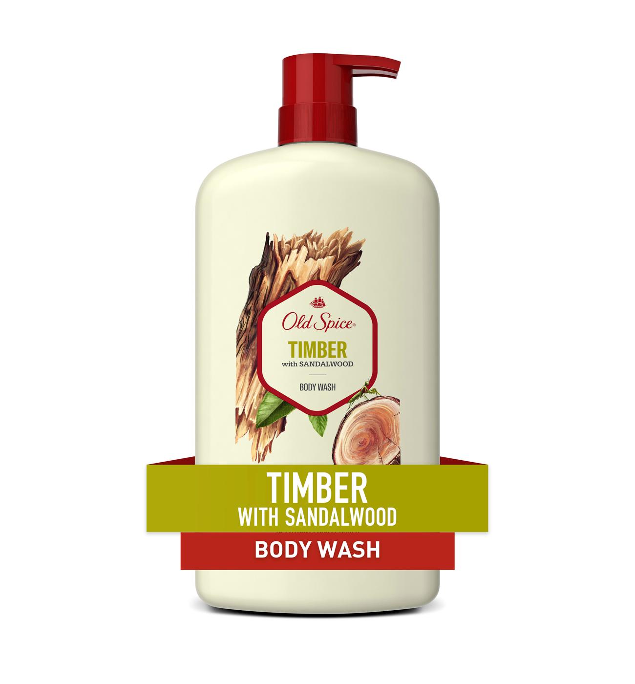 Old Spice Body Wash - Timber + Sandalwood; image 1 of 4