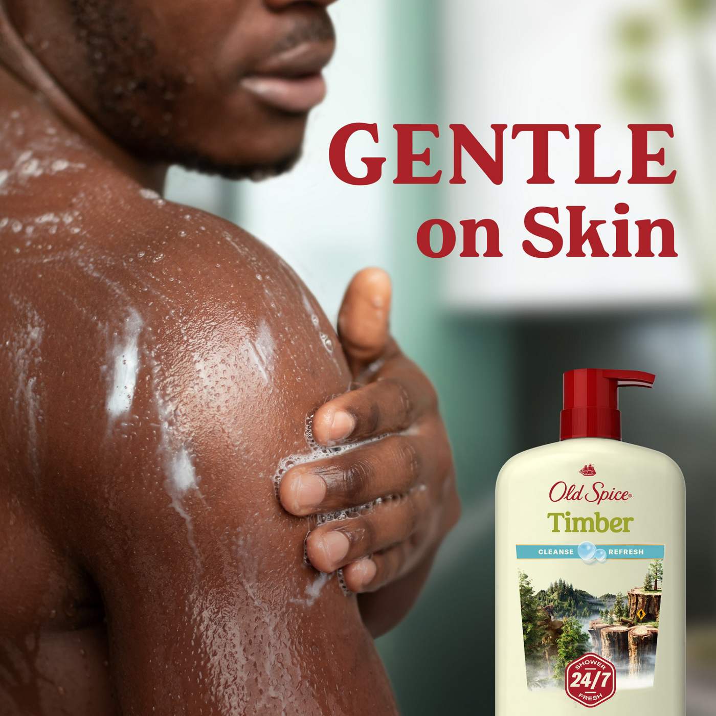 Old Spice Body Wash - Timber + Sandalwood; image 4 of 6