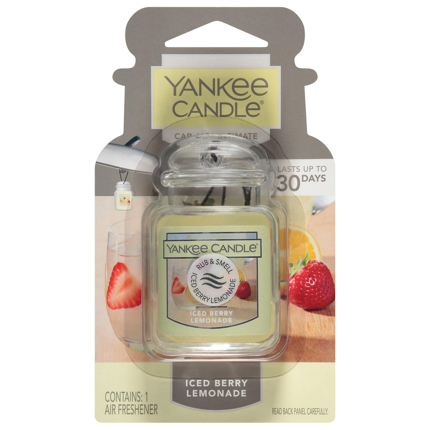 Yankee Candle Car Jar Ultimate - Iced Berry Lemonade; image 1 of 3
