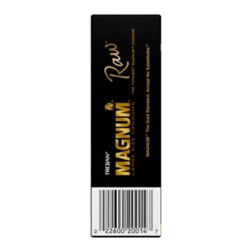 Trojan MAGNUM Raw Lubricated Condoms , 10 ct