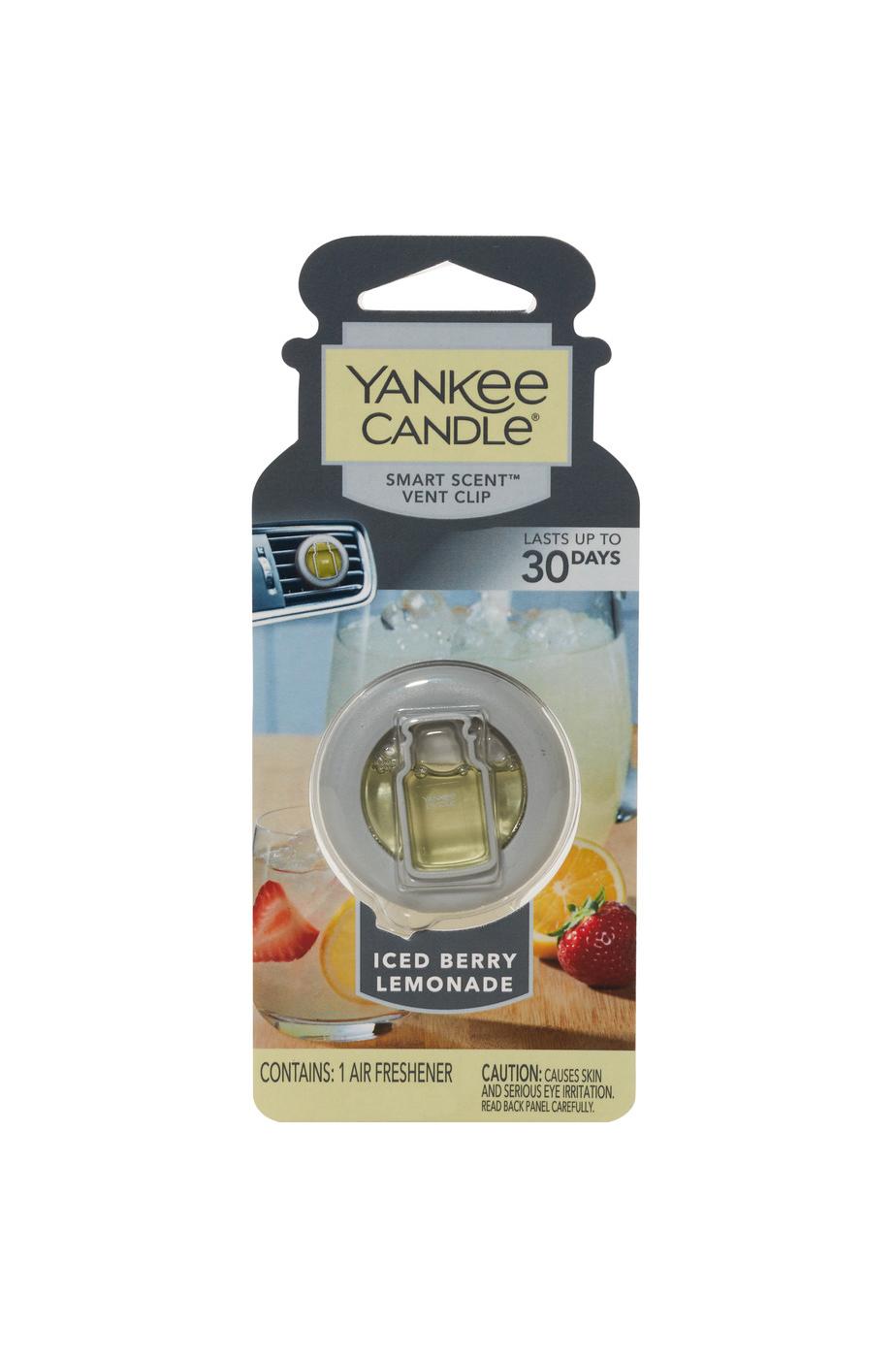 Yankee Candle Smart Scent Iced Berry Lemonade Vent Clip Auto Air Freshener  - Shop Car Accessories at H-E-B