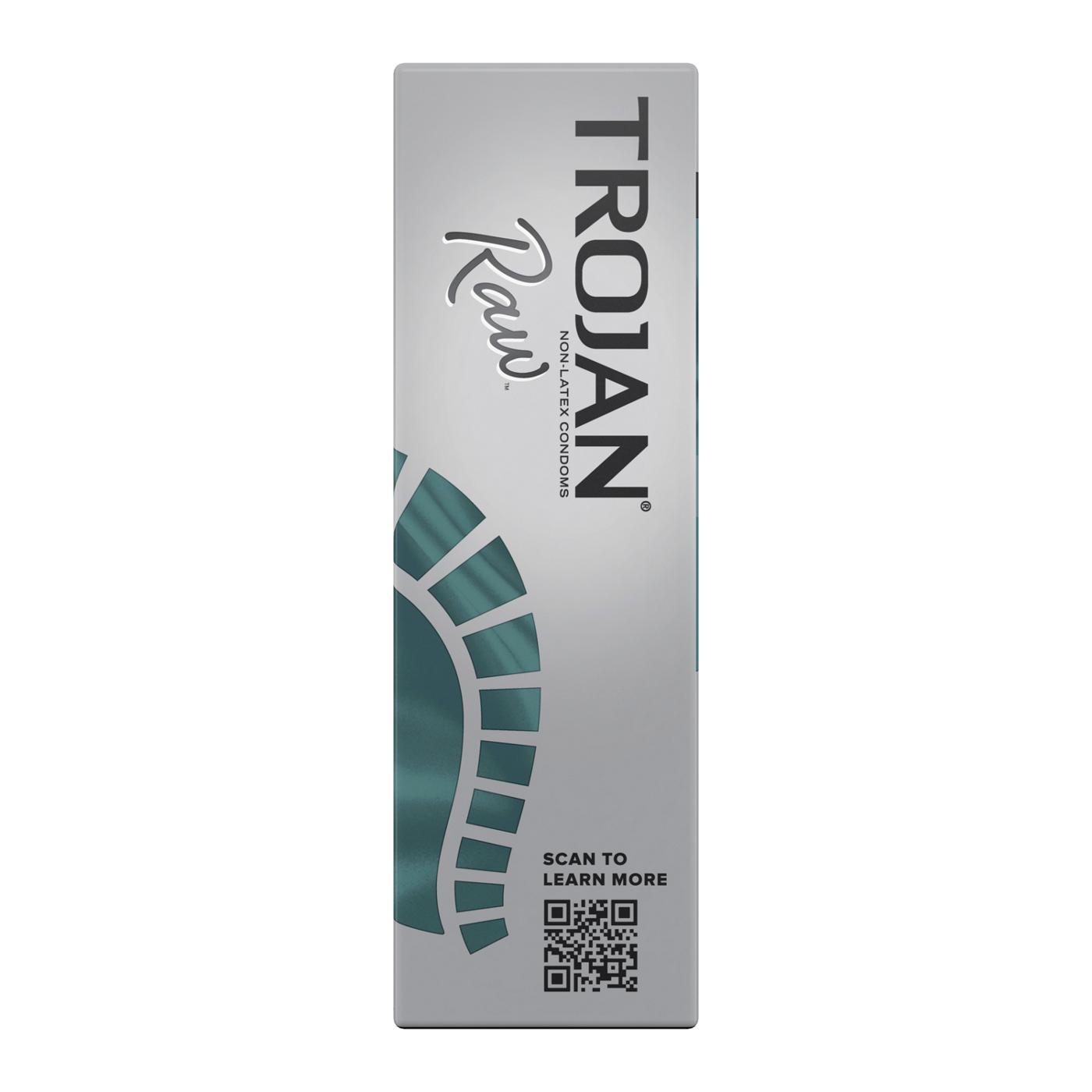 Trojan Raw Pure Feel Non-Latex Condoms; image 4 of 6